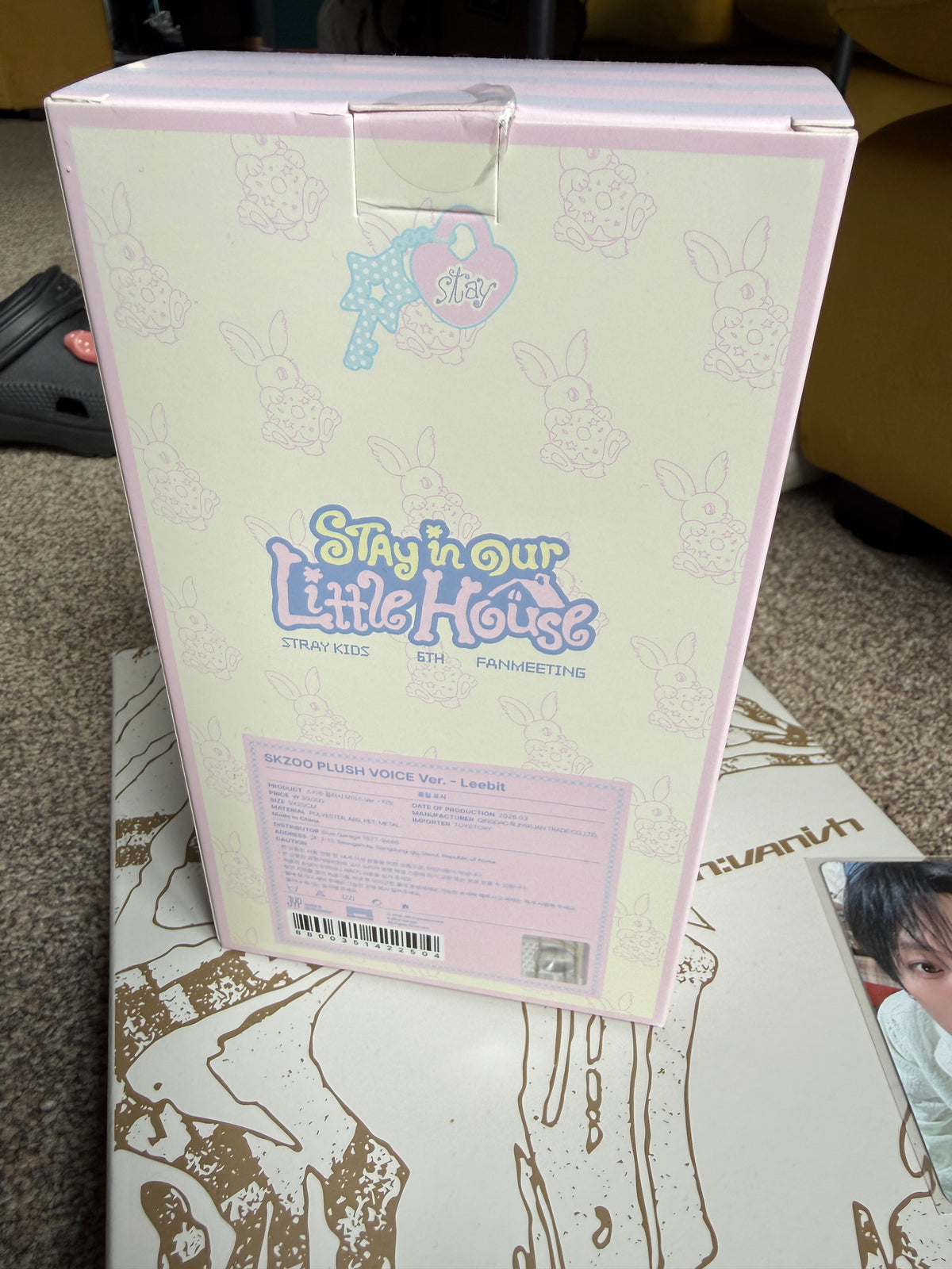 Stray Kids SKZOO Leebit Voice Plush + Lee Know POB – Stay in Our Little House – Sealed
