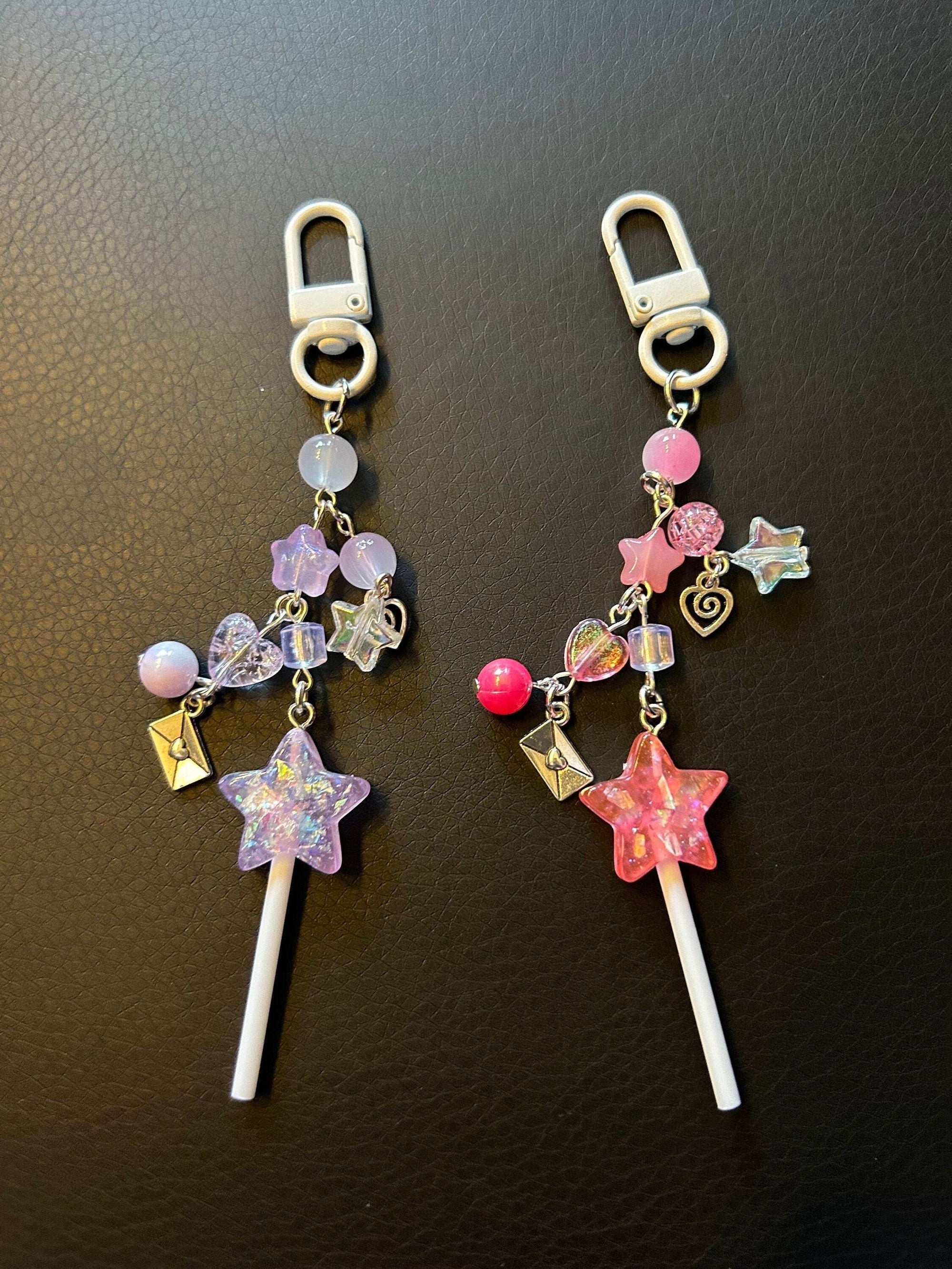 HANDMADE Cute Kawaii Magic Wand Keychains