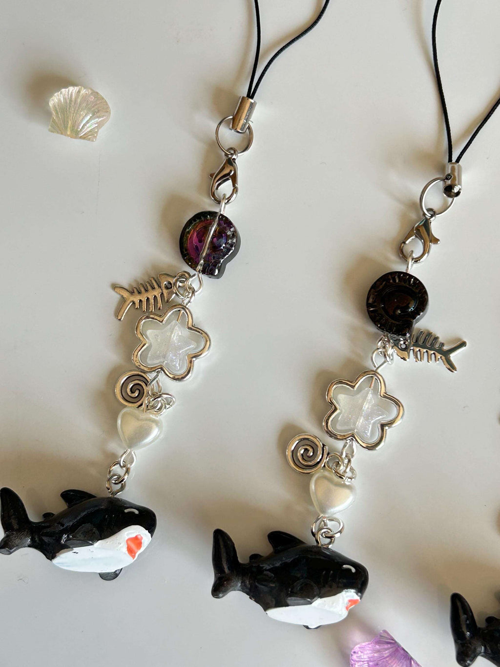 HANDMADE Cute Kawaii Shark Phone Charms