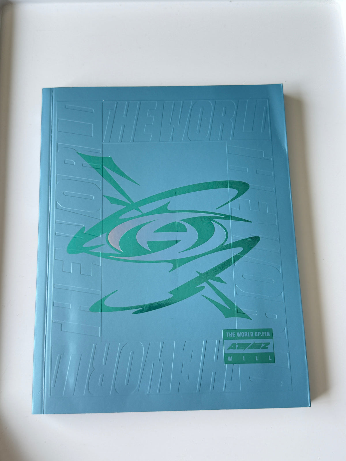 ATEEZ THE WORLD EP.FIN : WILL Album Blue Ver. + 2 Official Photocards & Inclusions