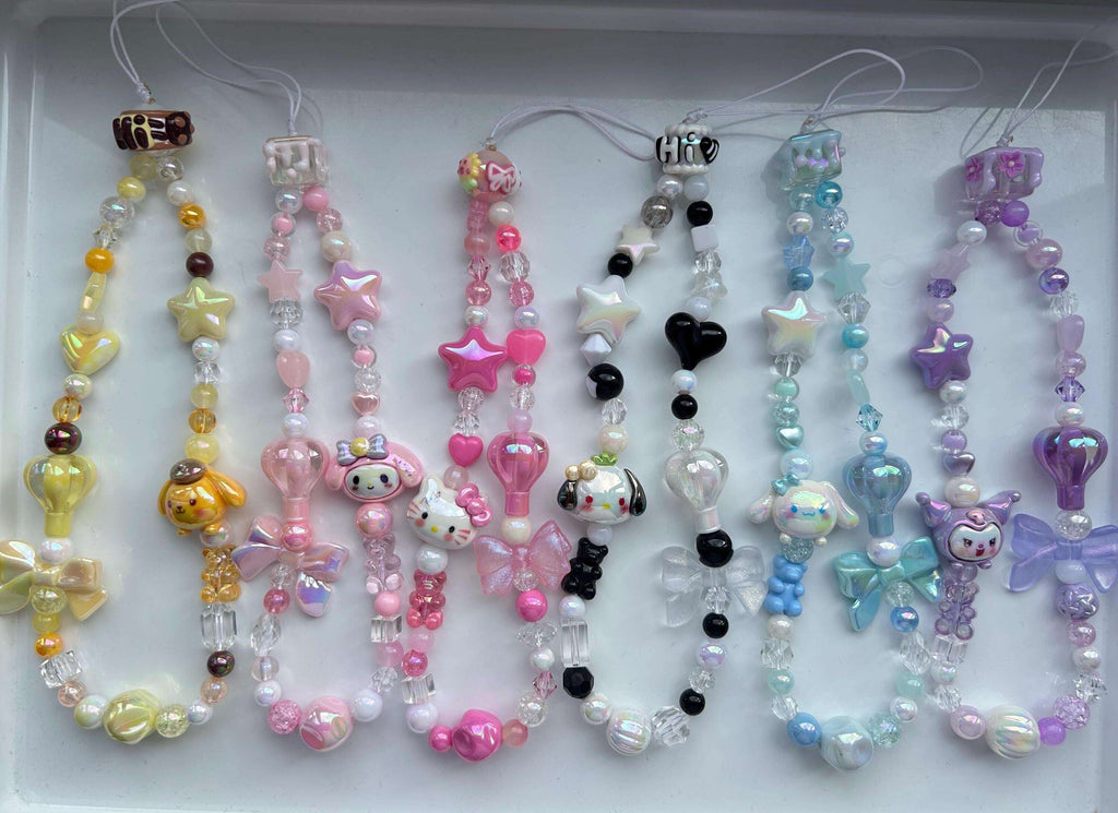 HANDMADE Cute Sanrio Inspired Hot Air Balloon Phone Charms