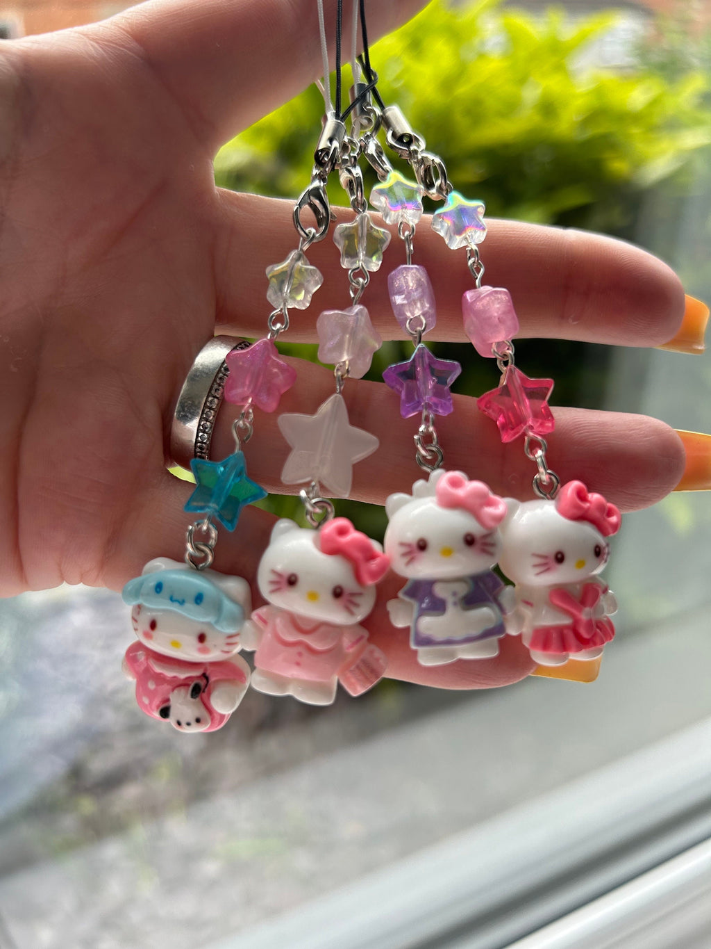 HANDMADE Cute Hello Kitty Inspired Phone Charms