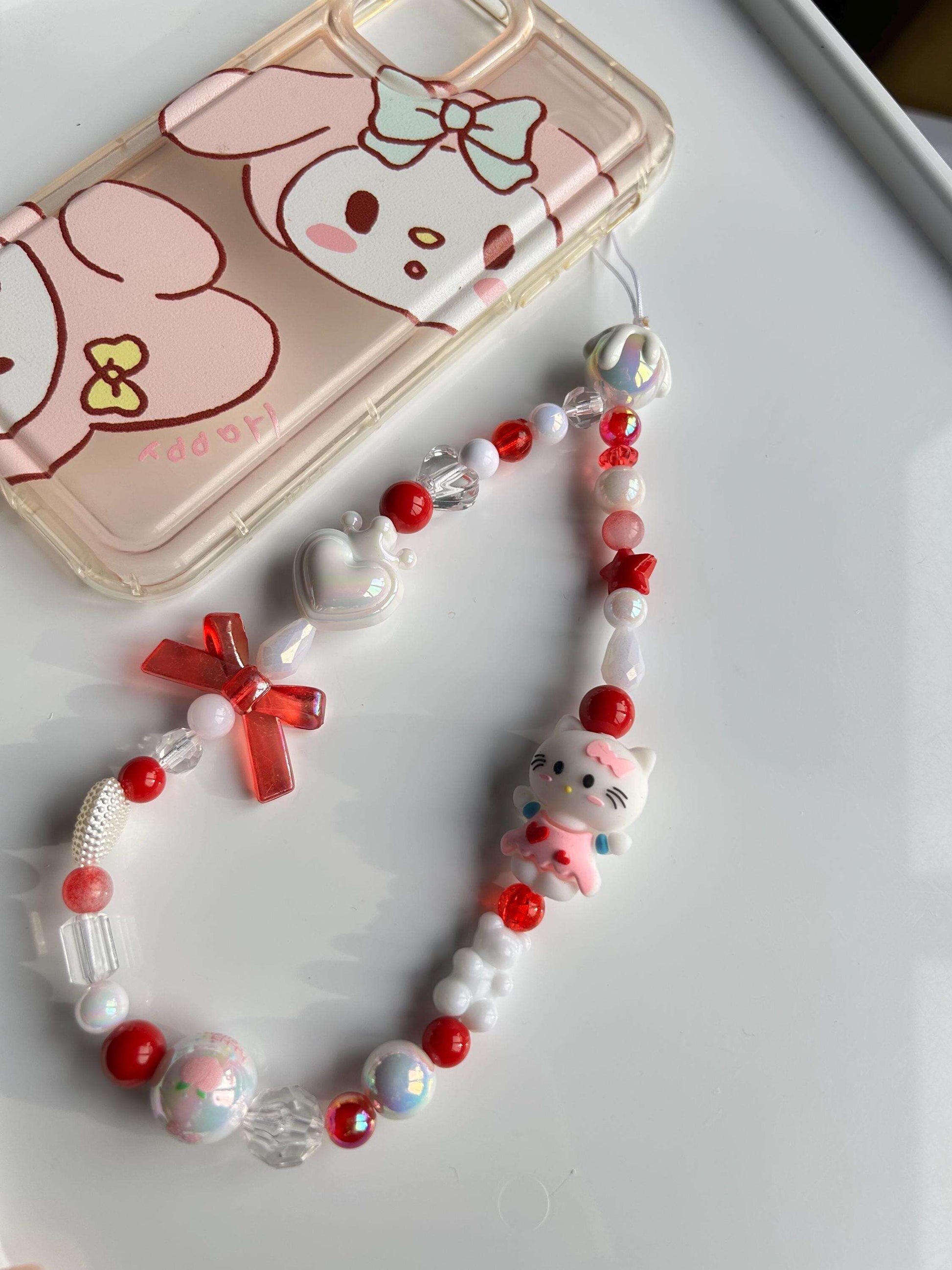 HANDMADE Cute Sanrio Inspired Queen of Hearts Phone Charms HK