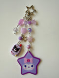 Kawaii Sanrio Style Star Phone Keychain Charm  | Cute Pastel Bag Charm | Handmade Gift