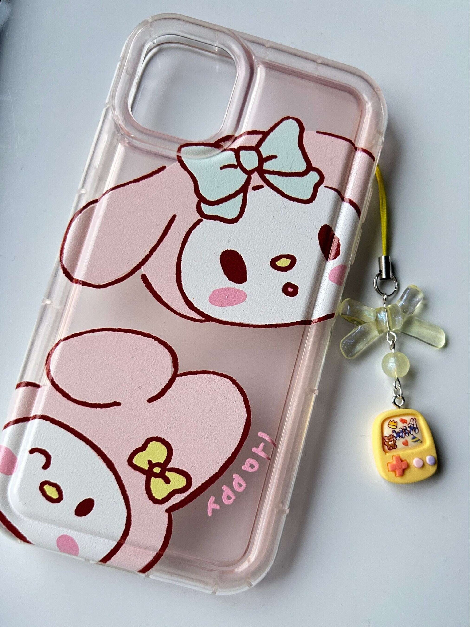 HANDMADE Cute Kawaii Games Console Phone charms Yellow