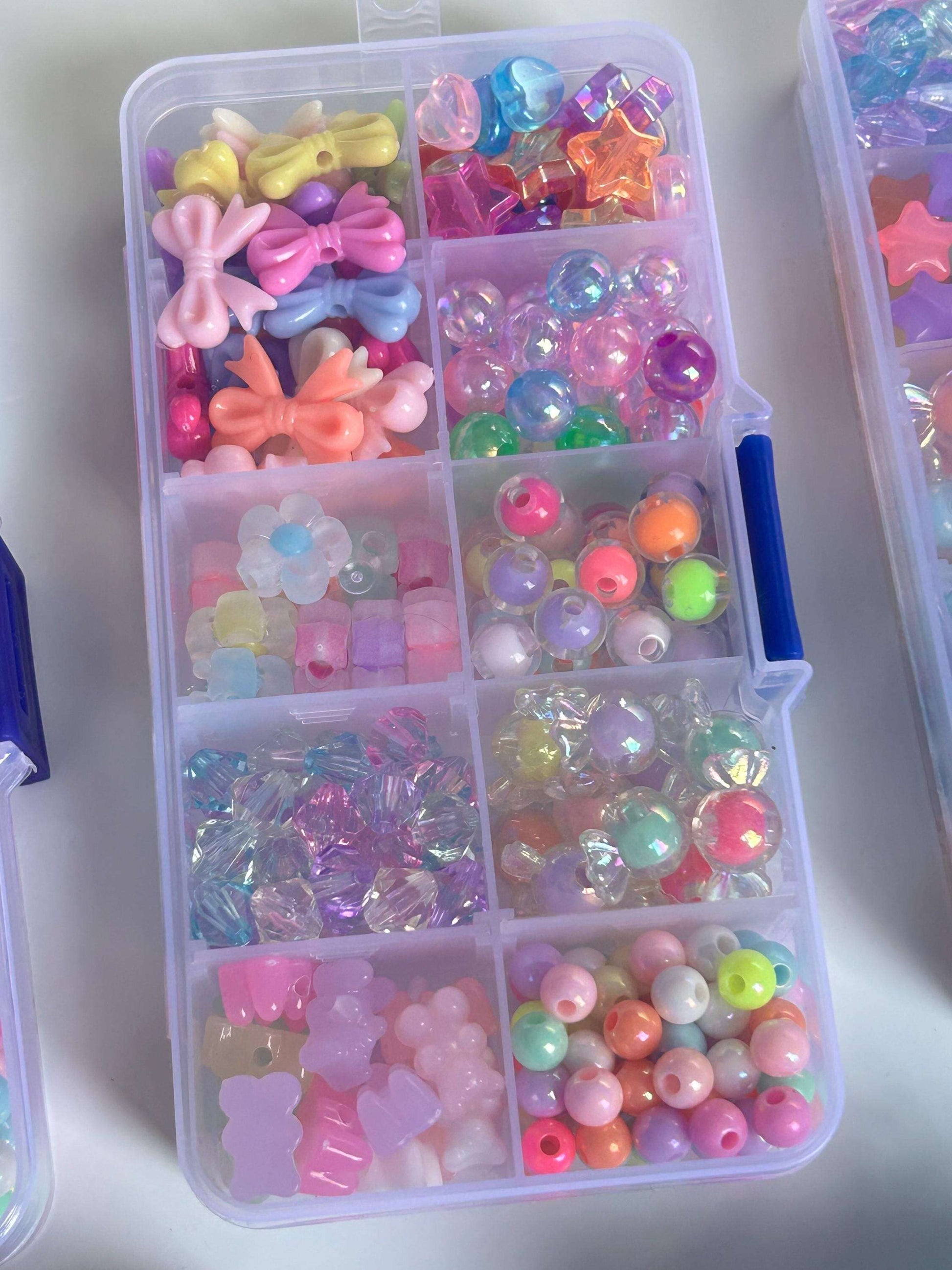 NEW Box of Cuteness Handmade Kawaii Bead Kit Solid Bows