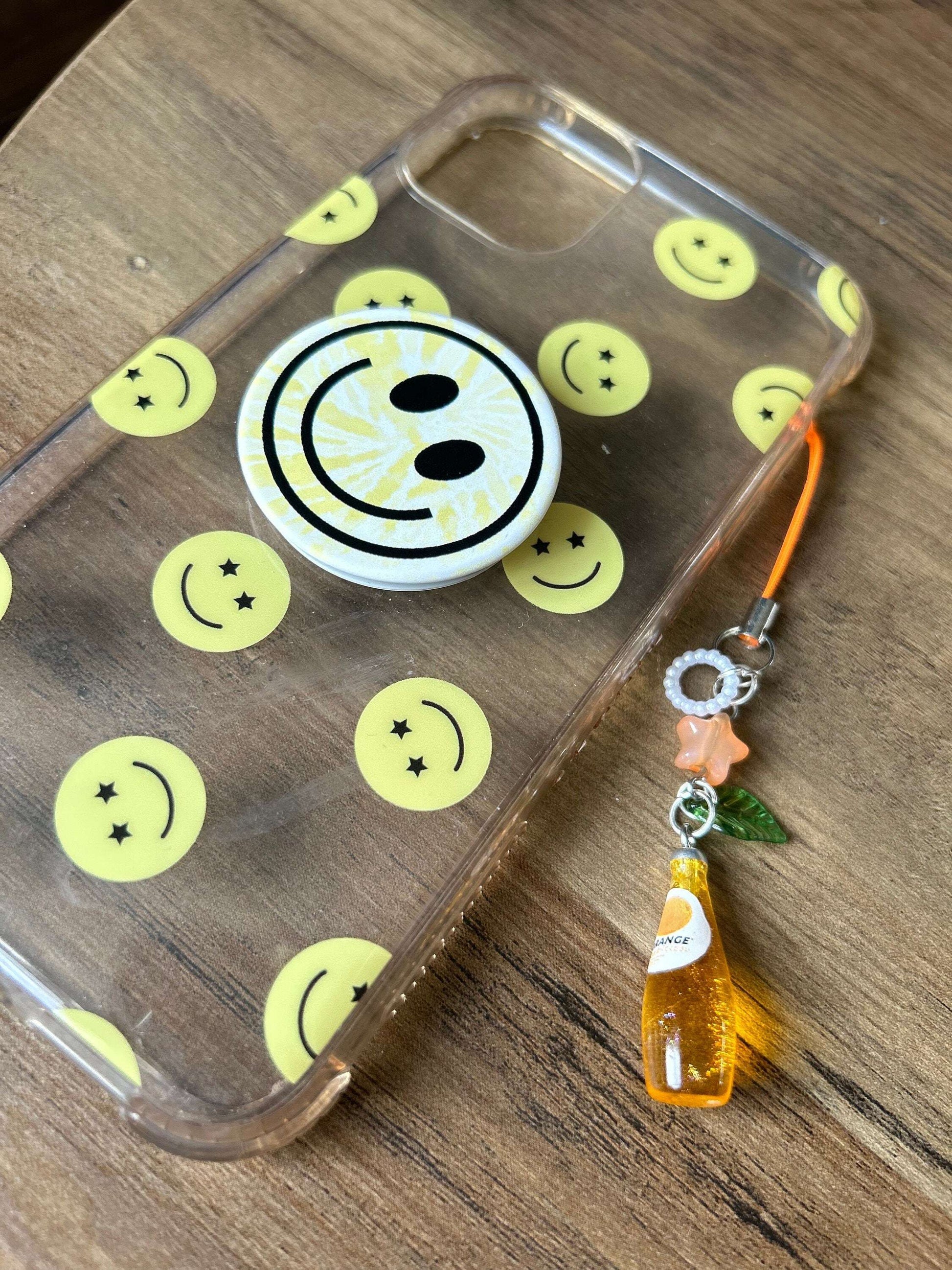 HANDMADE Kawaii Cute Soda Bottle Phone Charms Orange