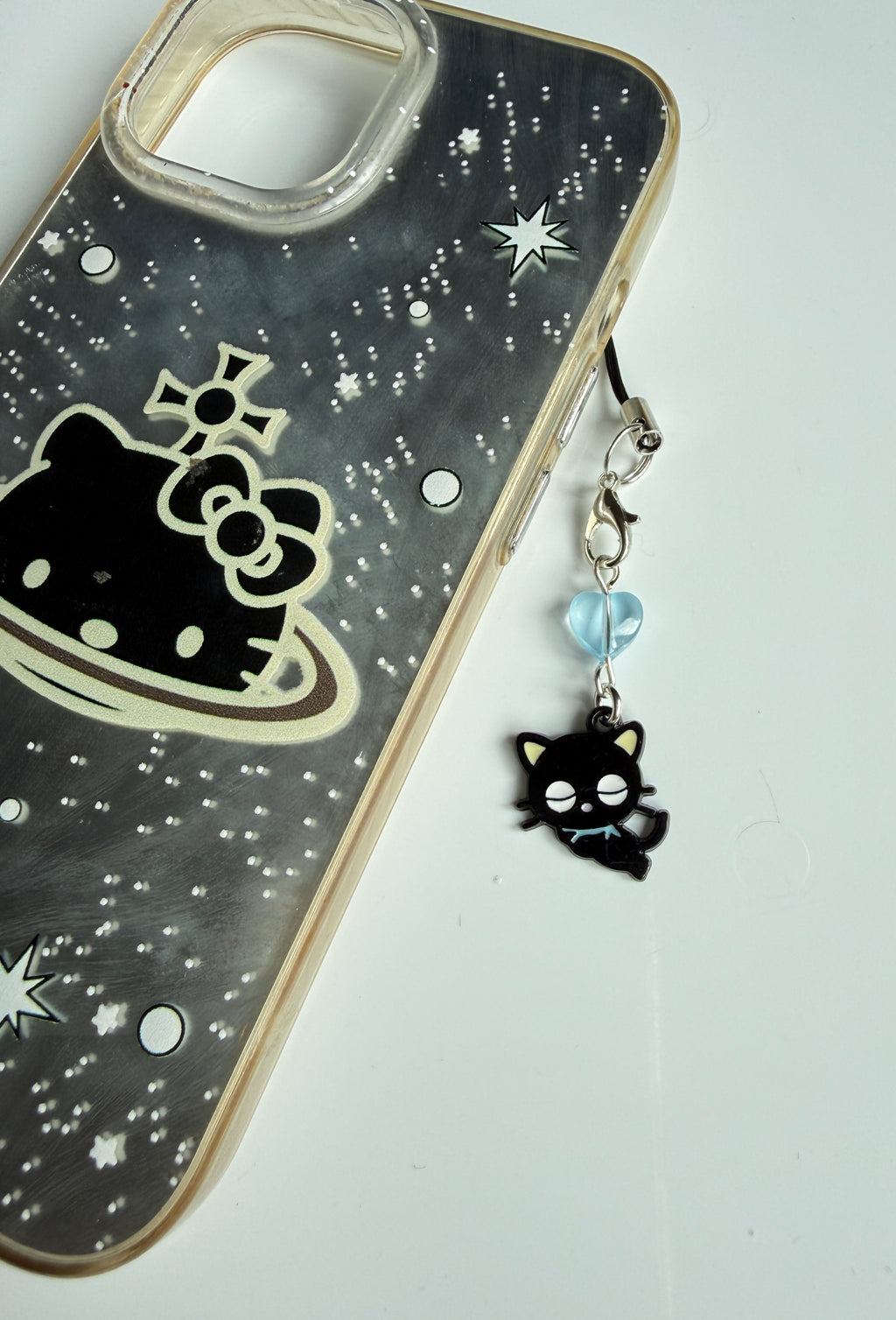 Chococat Inspired Kawaii Phone Charm, Whimsical jewellery