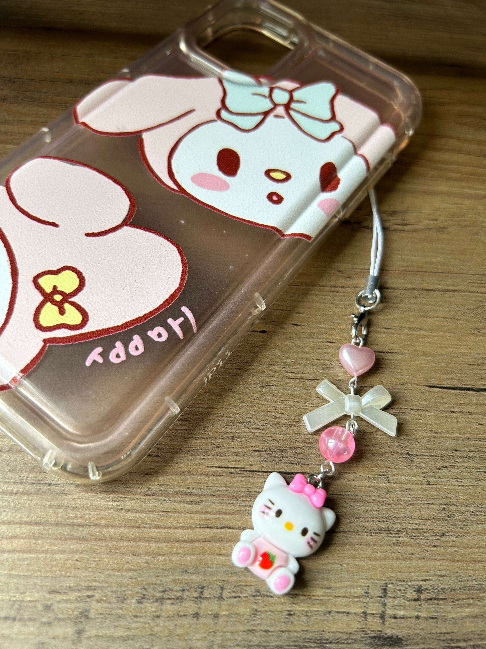 HANDMADE Cute Sanrio Inspired Bow Phone Charms