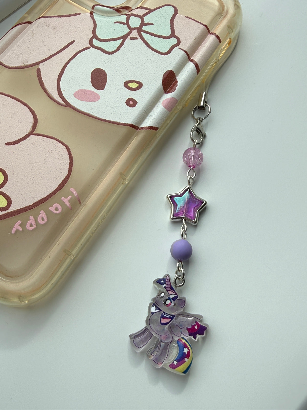 Magical Pony Phone Charms – Colourful Beaded Character Straps