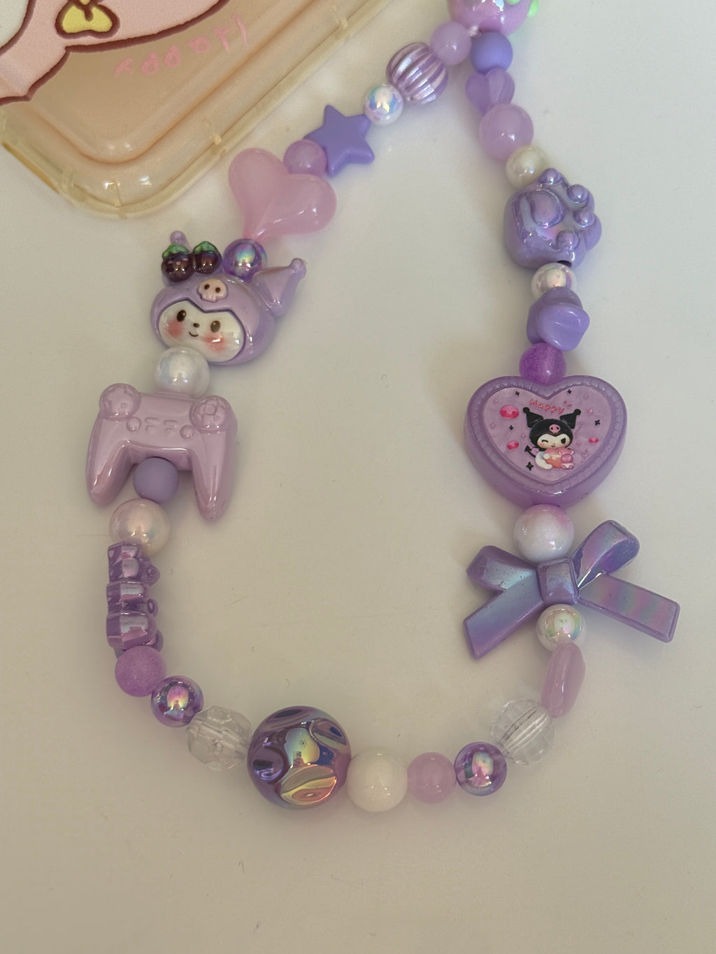 Kawaii Beaded Character Phone Charm – Pastel Mischief or Gothic Gamer