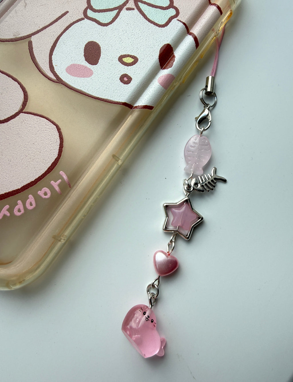Ocean Buddies™ Silly Seal Phone Charm | Handmade Kawaii Phone Strap | Cute Seal Bag Charm