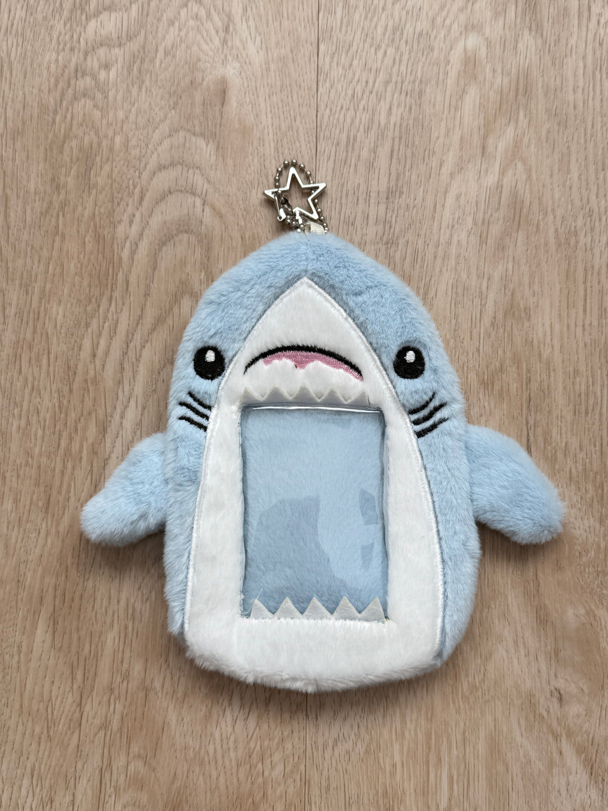 Cute Plush K-Pop Photocard Holder Bag Charm – Star Clasp