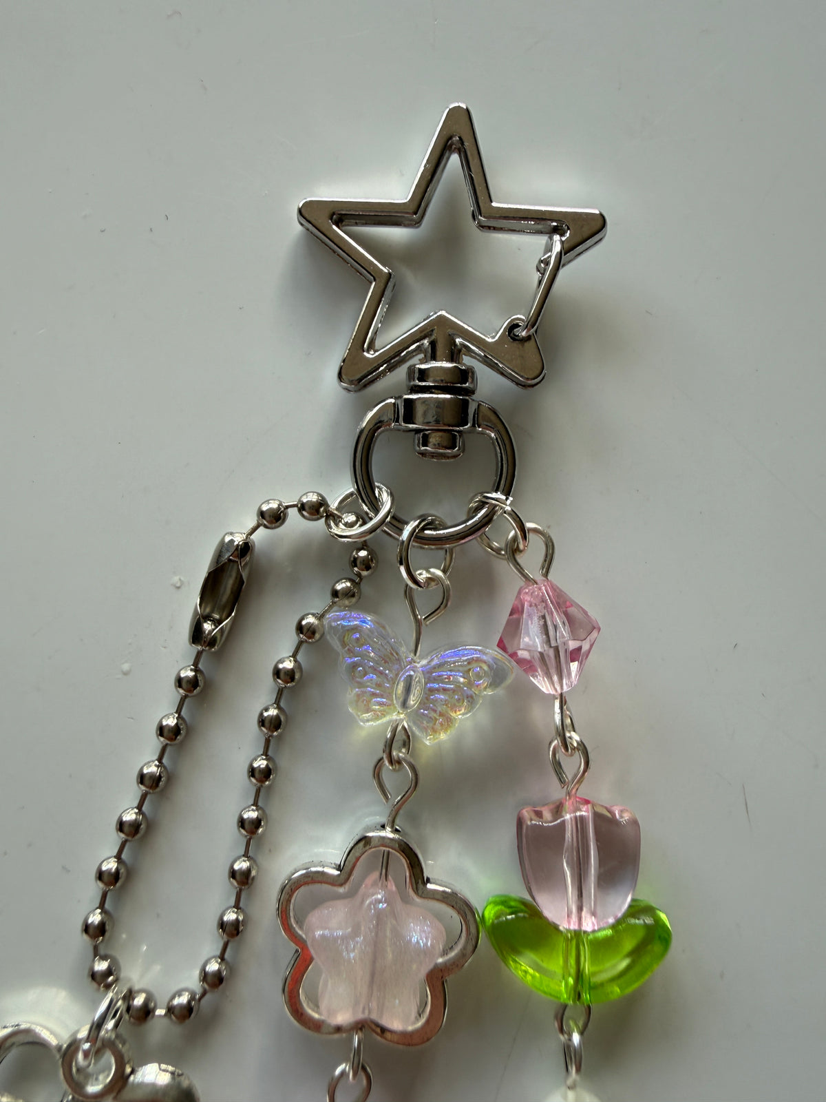 Daydream Coquette Bag Charm – Flowers, Bow & Hearts