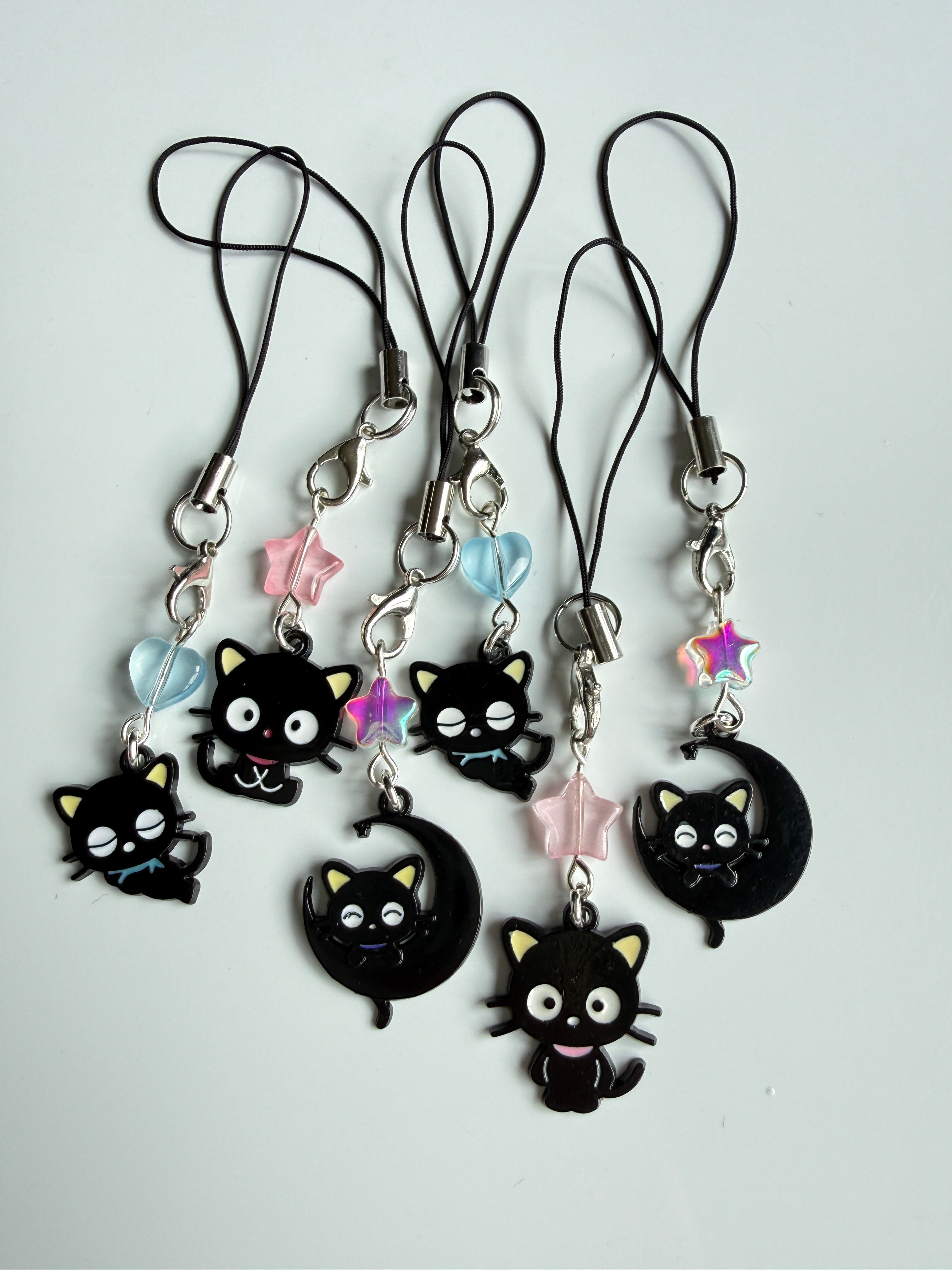 Chococat Inspired Kawaii Phone Charm, Whimsical jewellery