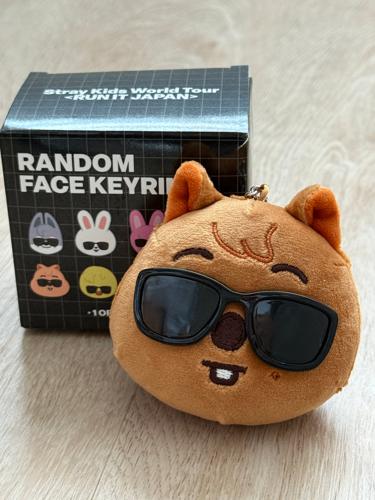 STRAY KIDS SKZOO HAN QUOKKA – RUN IT JAPAN World Tour Random Face Keyring