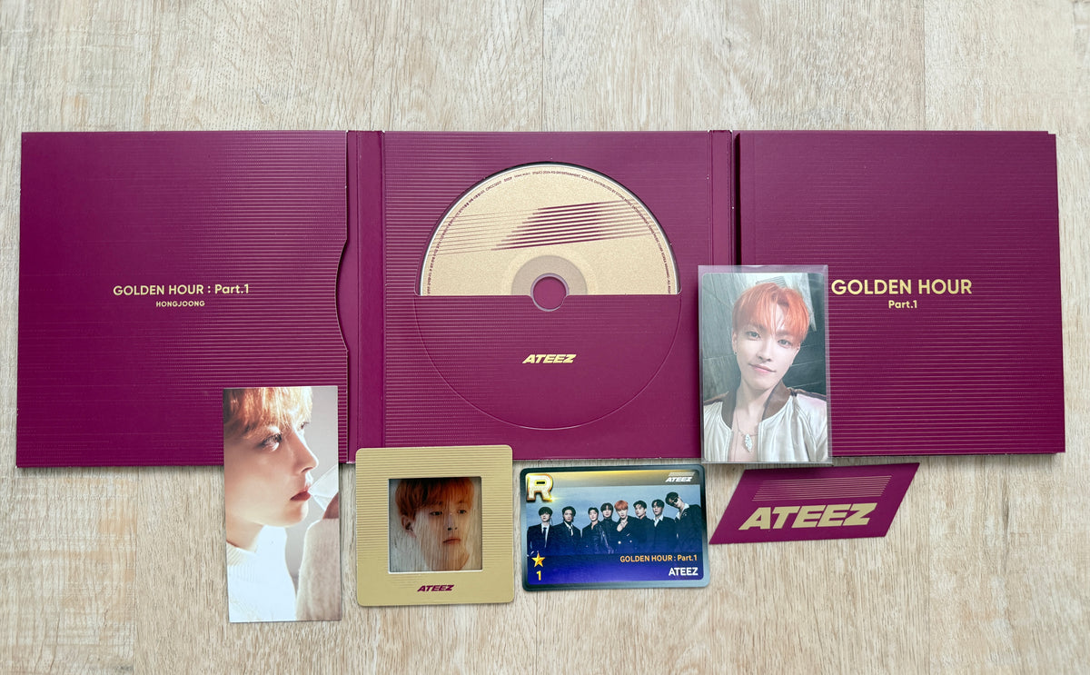 ATEEZ – GOLDEN HOUR : Part.1 Hongjoong Album | Photocard & Inclusions | Official K-Pop