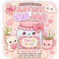 Support the Chaos ✨ Cute Chaos Club Tip Jar | Artist Support