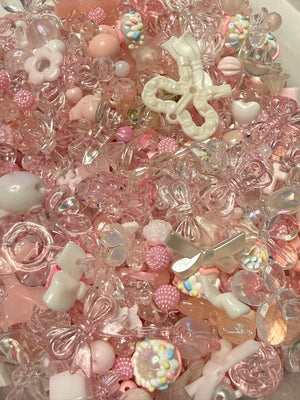 Pink Dreams Bead Mix – 50g Acrylic & Resin Mixed Beads