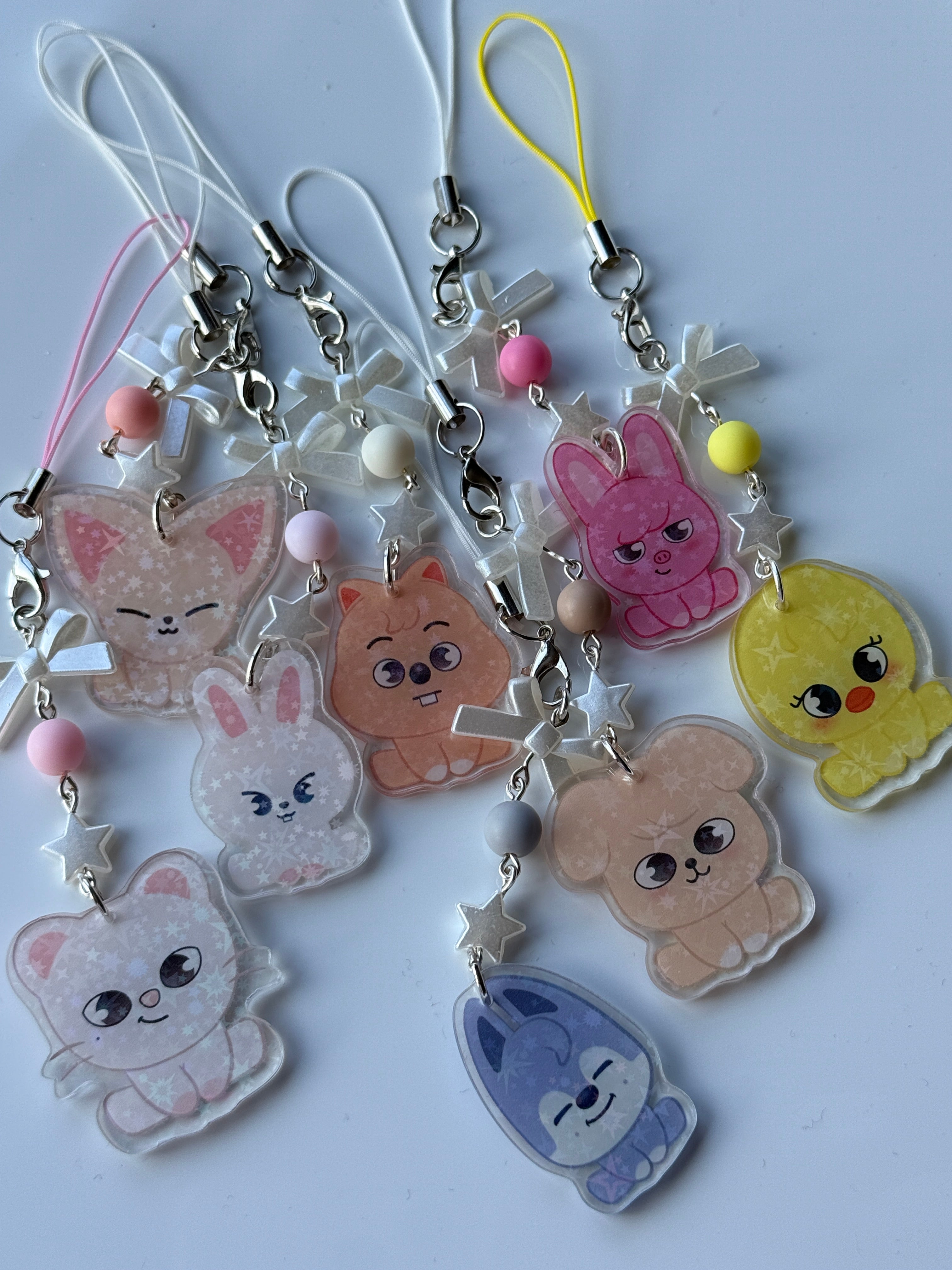 Skzoo Phone Charms - Kpop Bias Charms Stray Kids phone charm