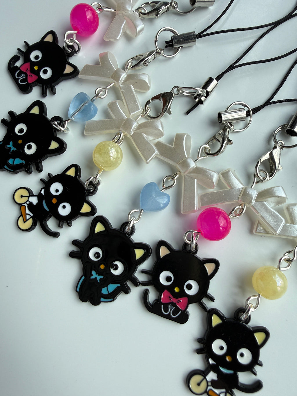 Chococat Inspired Kawaii Phone Charm