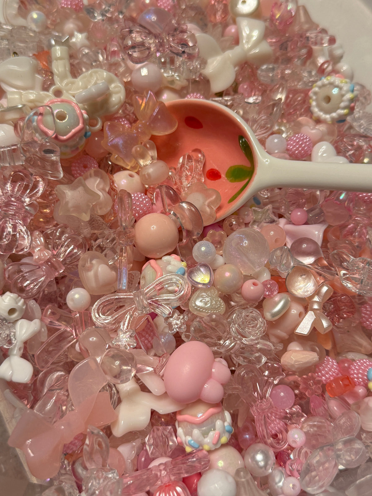 Pink Dreams Bead Mix – 50g Acrylic & Resin Mixed Beads