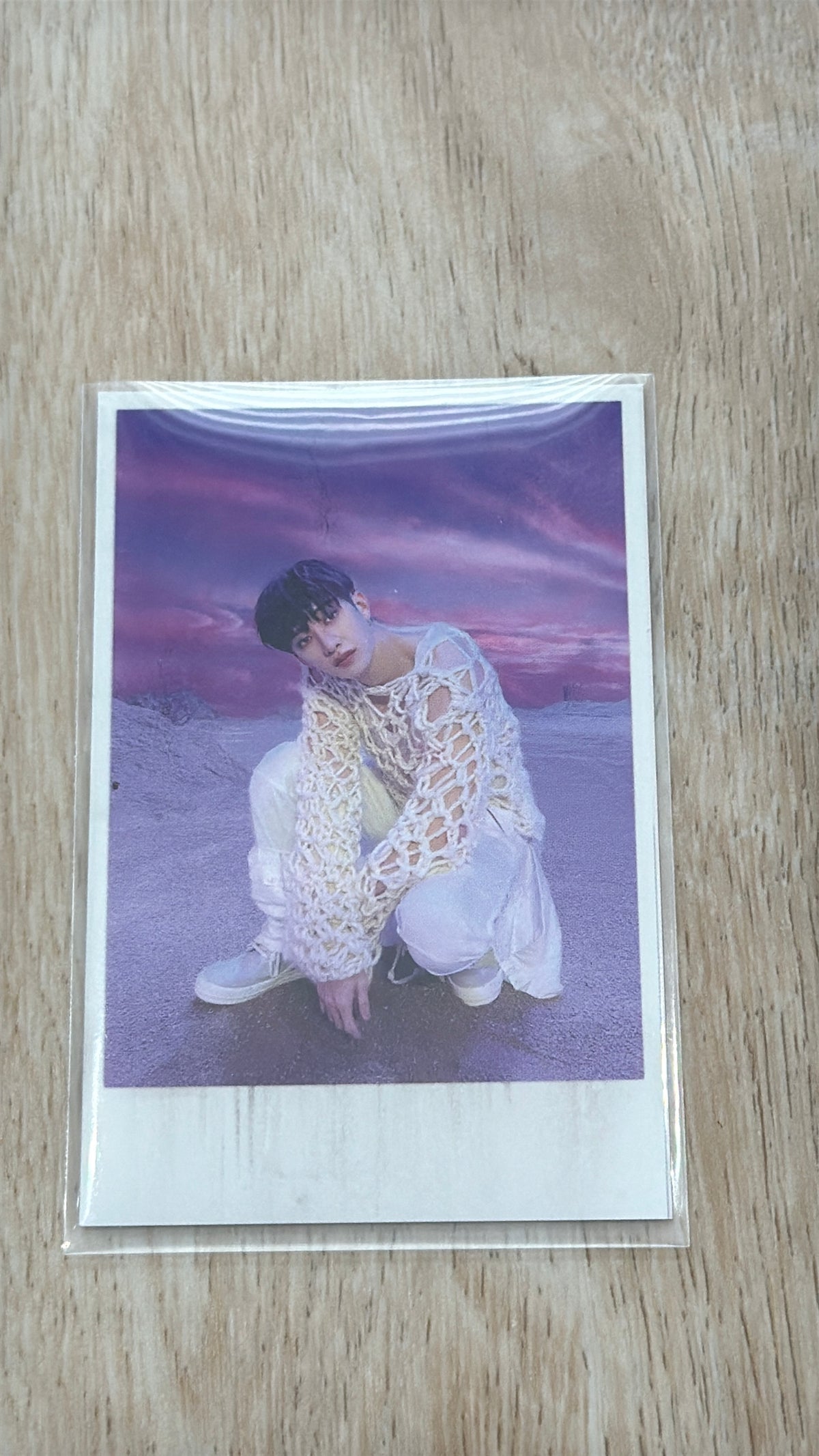 Stray Kids Bang Chan Official 樂-STAR ROCK-STAR Polaroid Photocard | SKZ