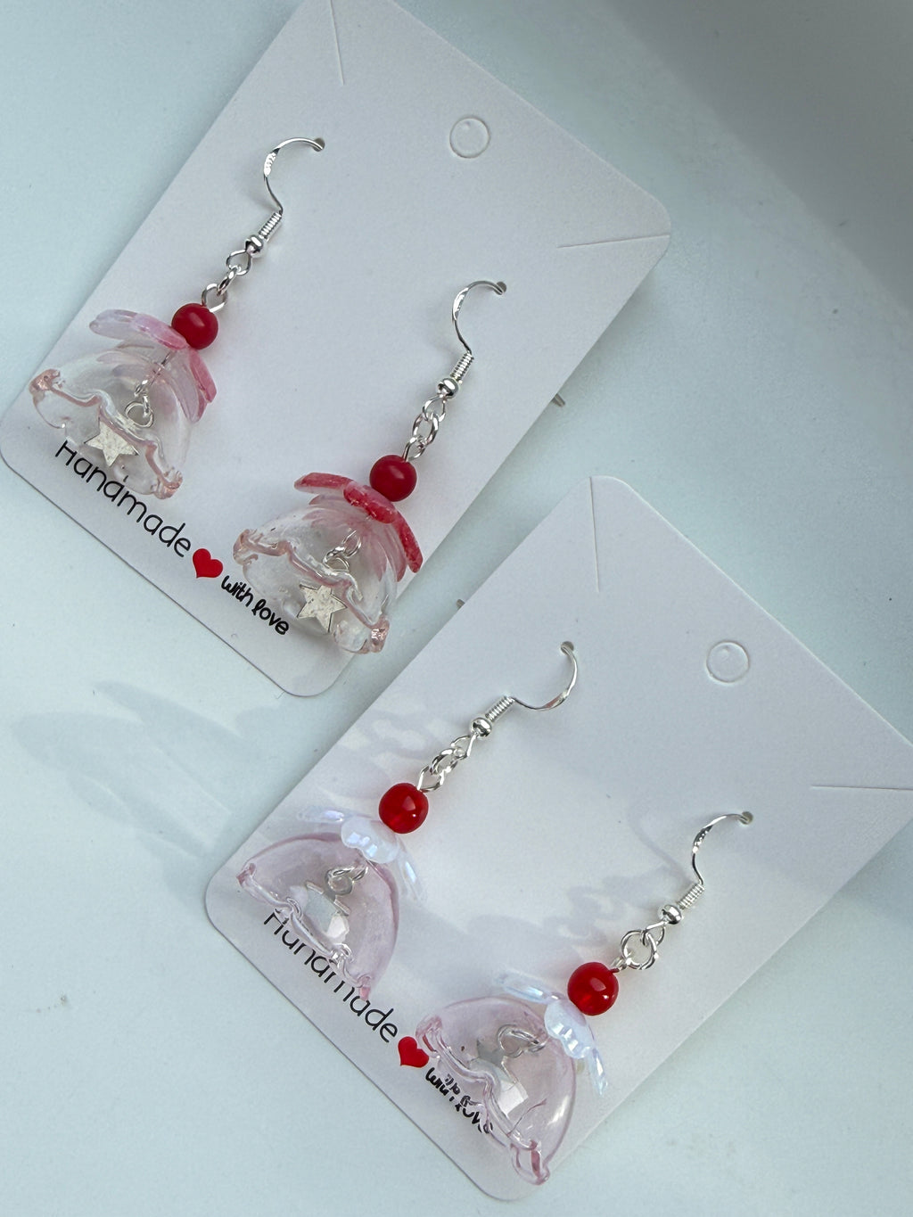 Whimsical Glass Pudding Earrings | Sterling Silver hooks Handmade Jewellery
