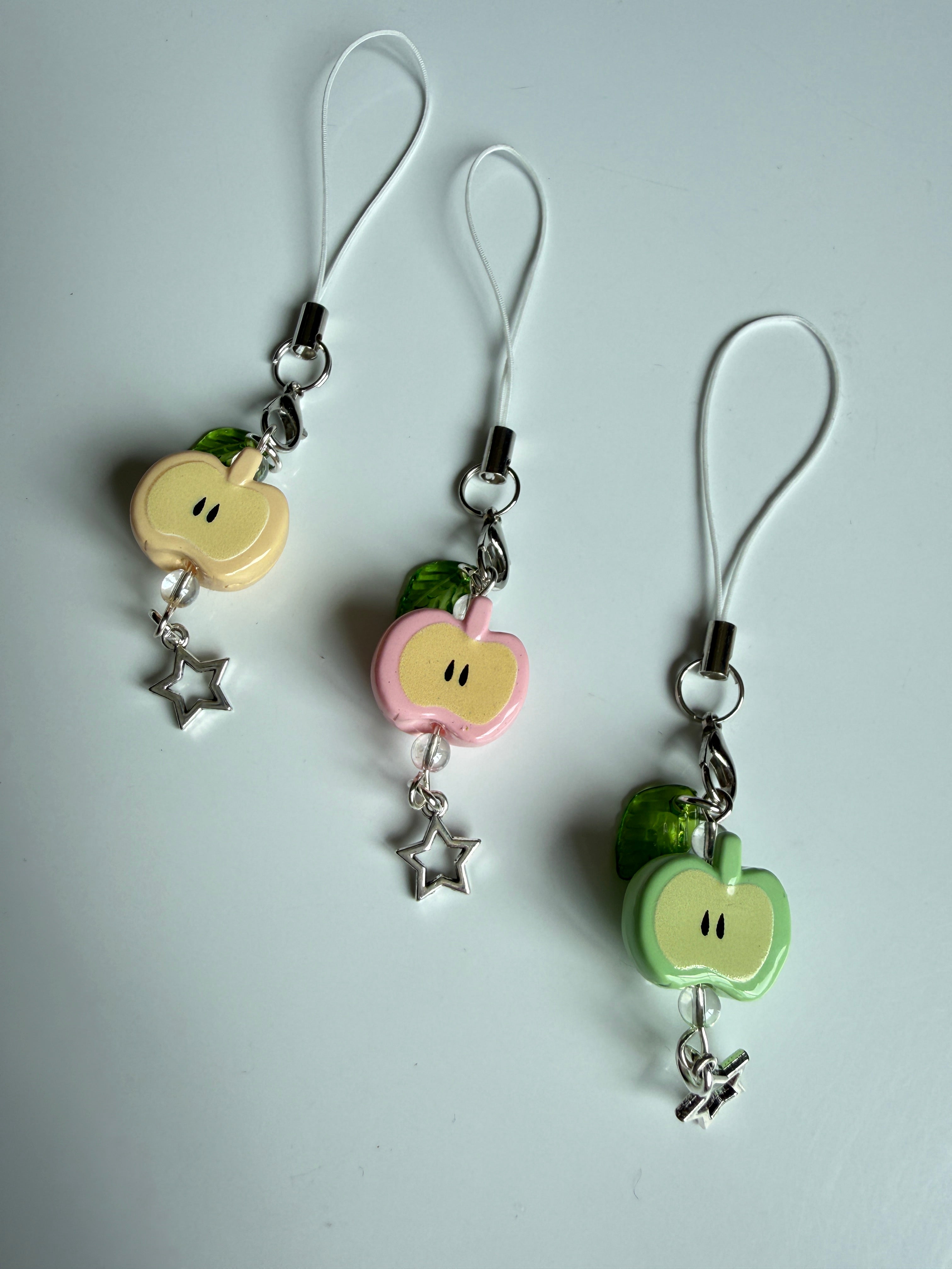 Handmade Cute Cottagecore Apple Phone Charms