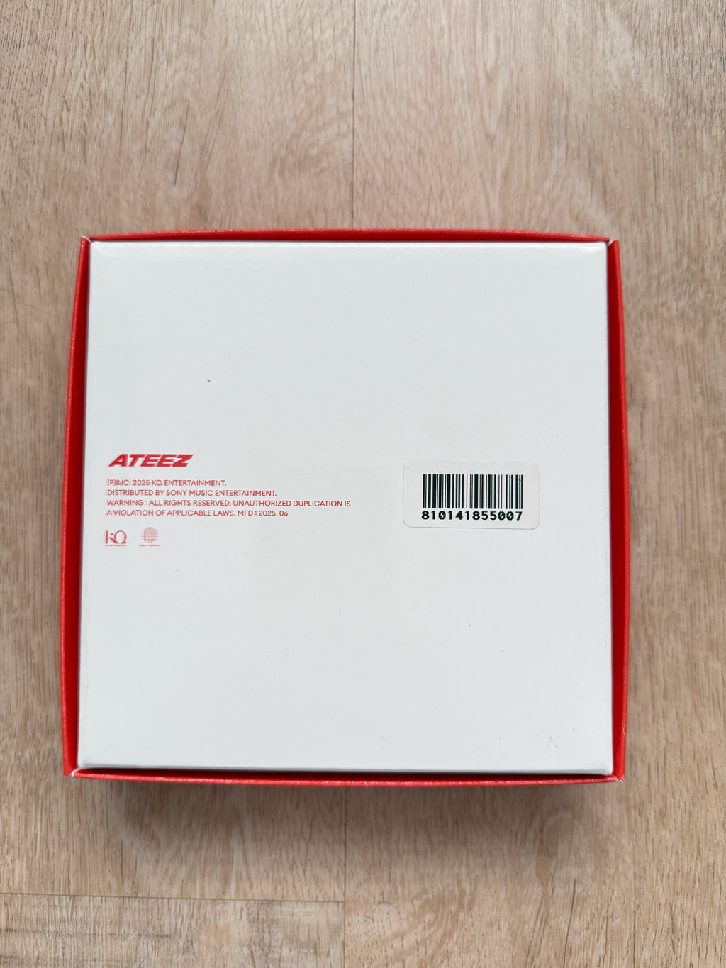 ATEEZ GOLDEN HOUR Part.3 HEAT Europe Pop-Up Exclusive Album + 2 Photocards