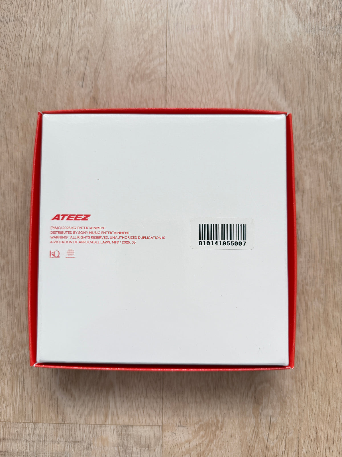ATEEZ GOLDEN HOUR Part.3 HEAT Europe Pop-Up Exclusive Album + 2 Photocards