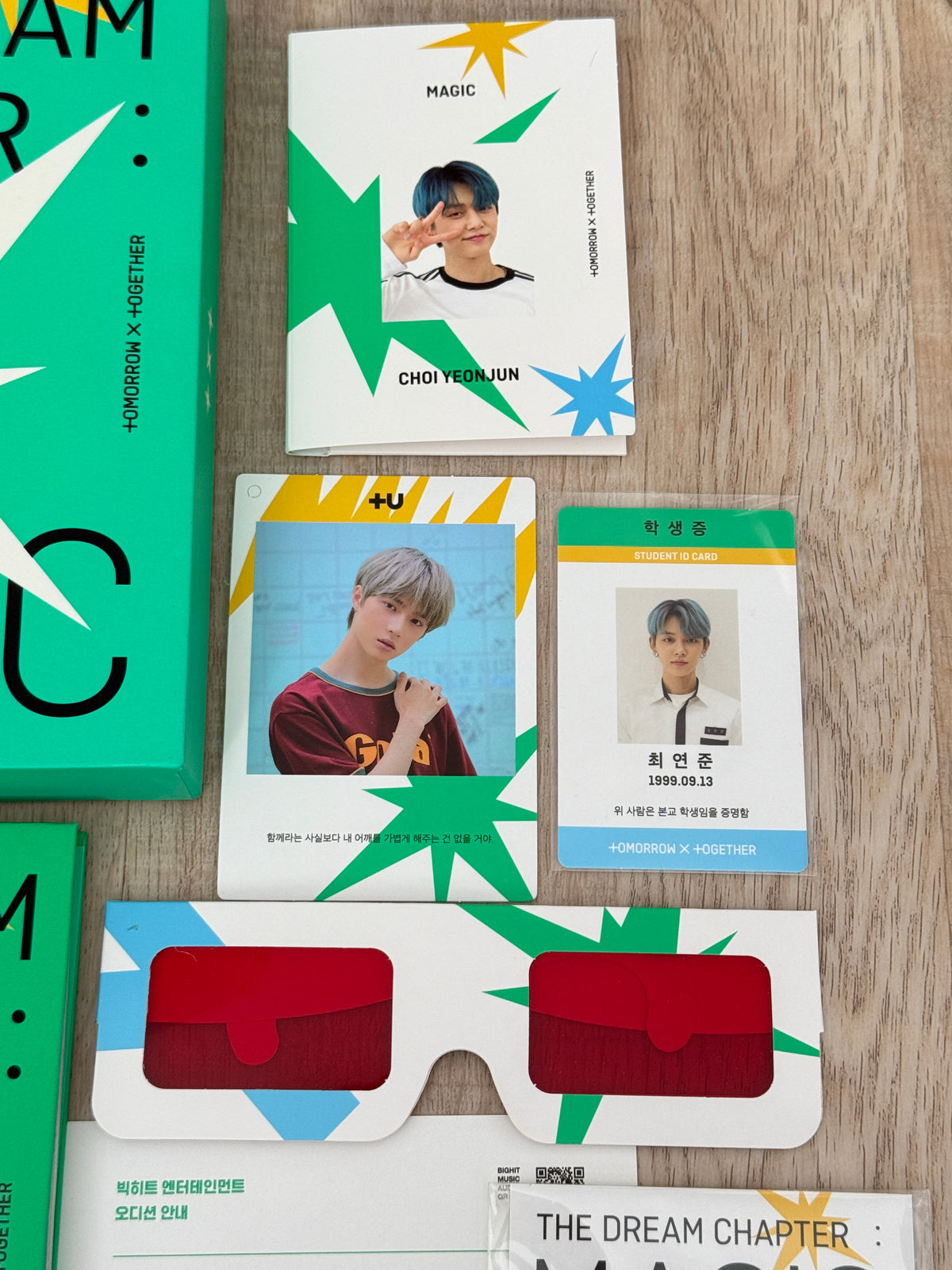 TXT The Dream Chapter: MAGIC Album – Complete & Unused – Yeonjun Inclusions