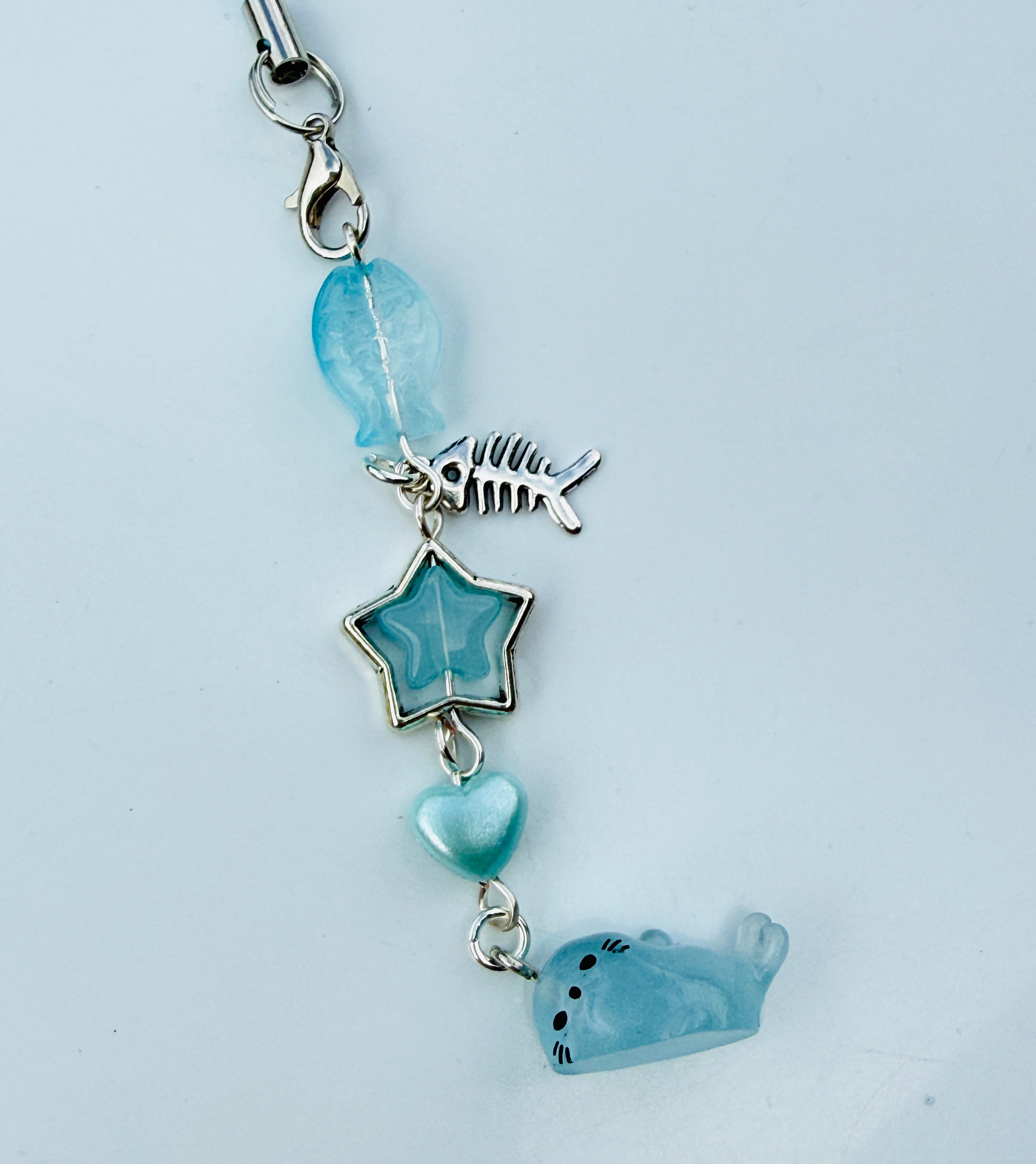 Ocean Buddies™ Silly Seal Phone Charm | Handmade Kawaii Phone Strap | Cute Seal Bag Charm