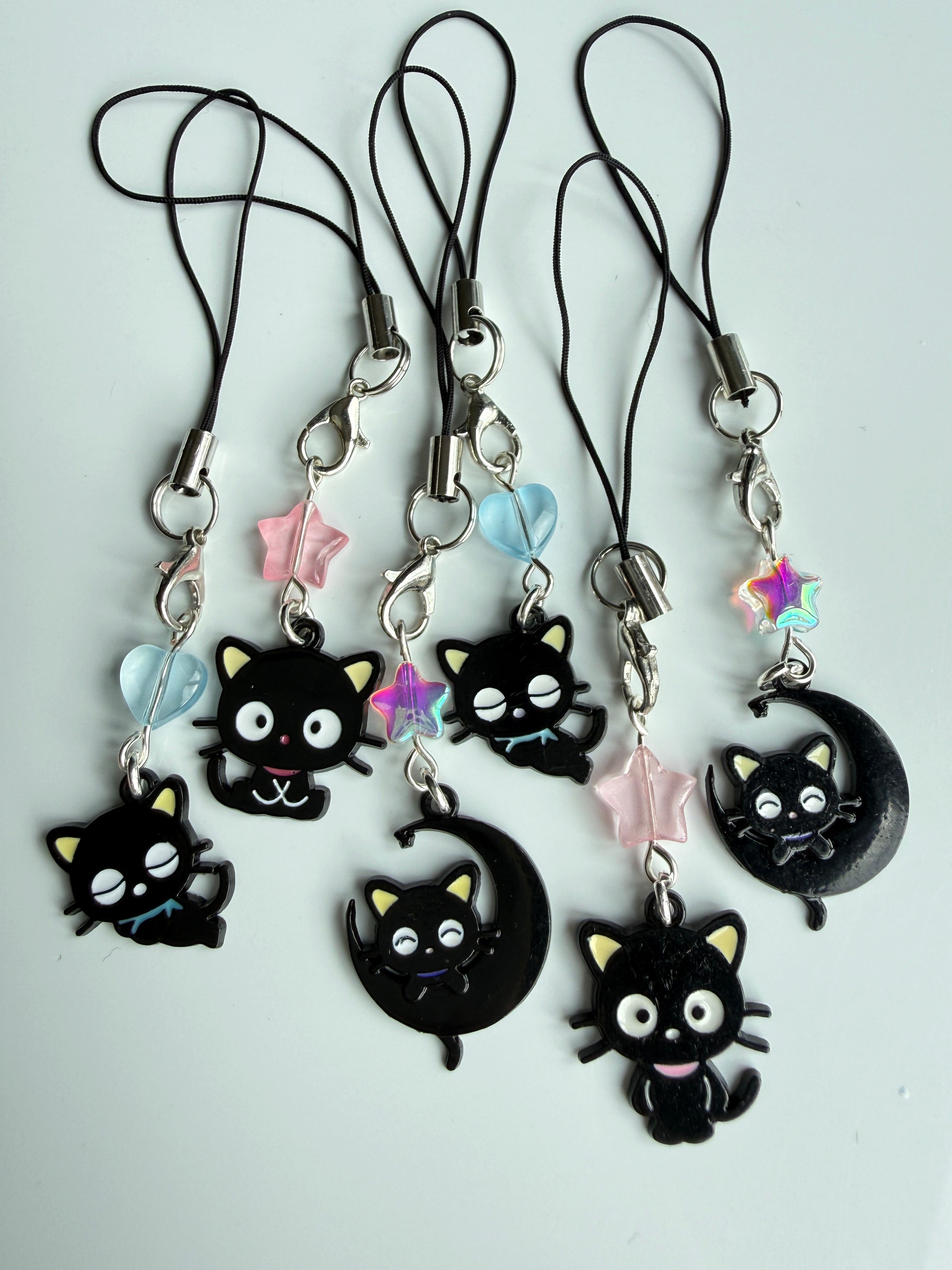 Chococat Inspired Kawaii Phone Charm, Whimsical jewellery