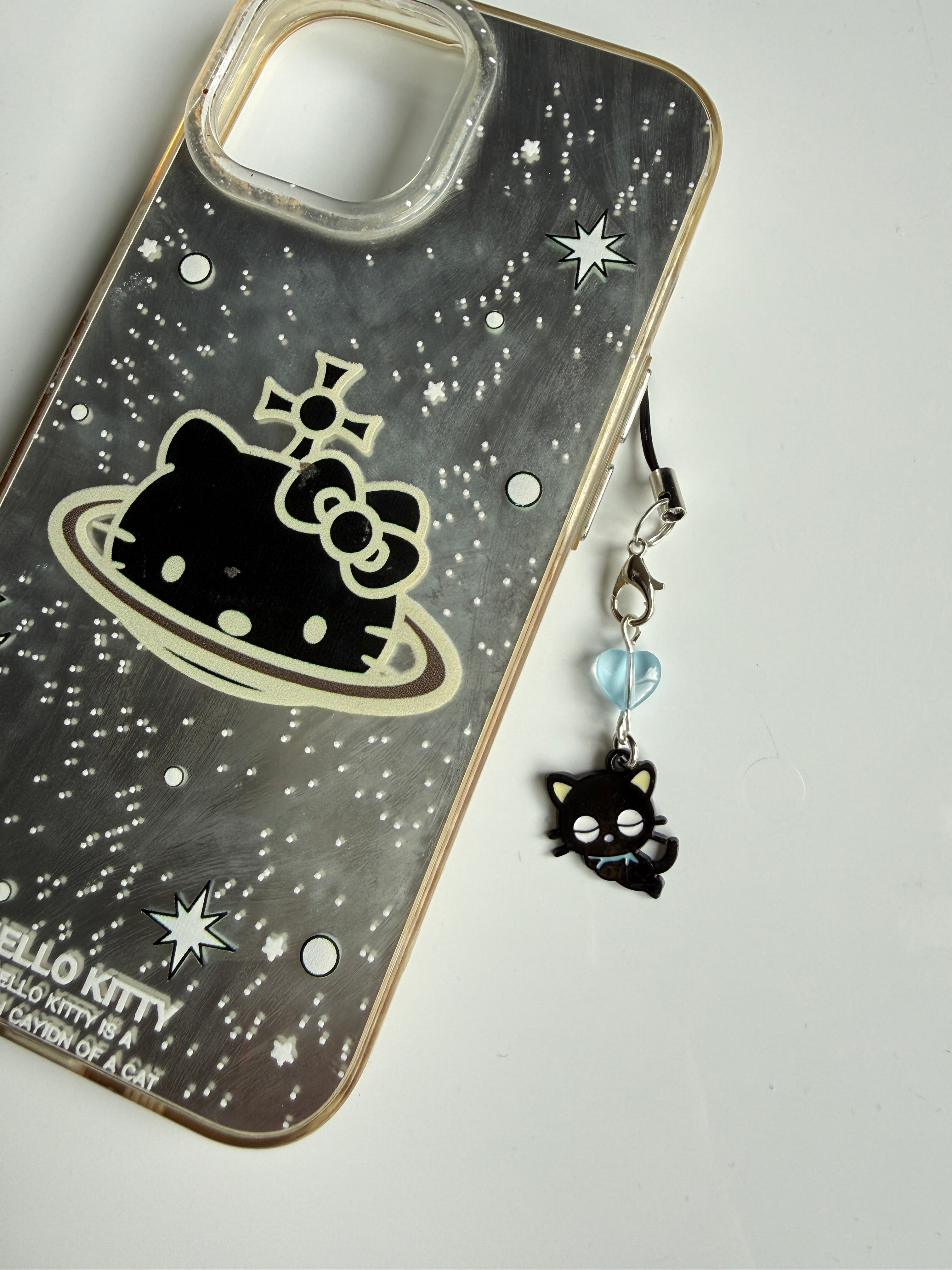 Chococat Inspired Kawaii Phone Charm, Whimsical jewellery