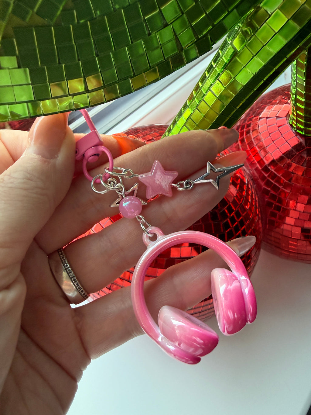 Kawaii Headphone Bag Charm & Keychain Charm