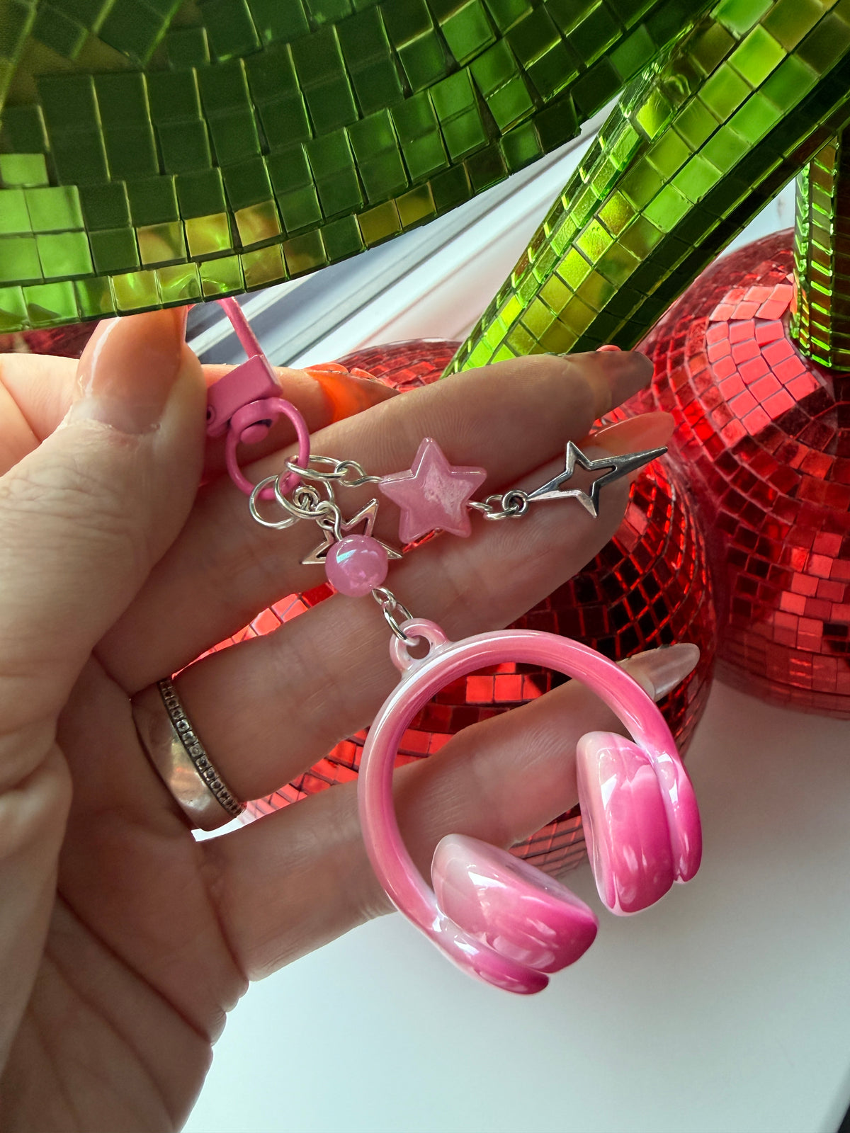 Kawaii Headphone Bag Charm & Keychain Charm
