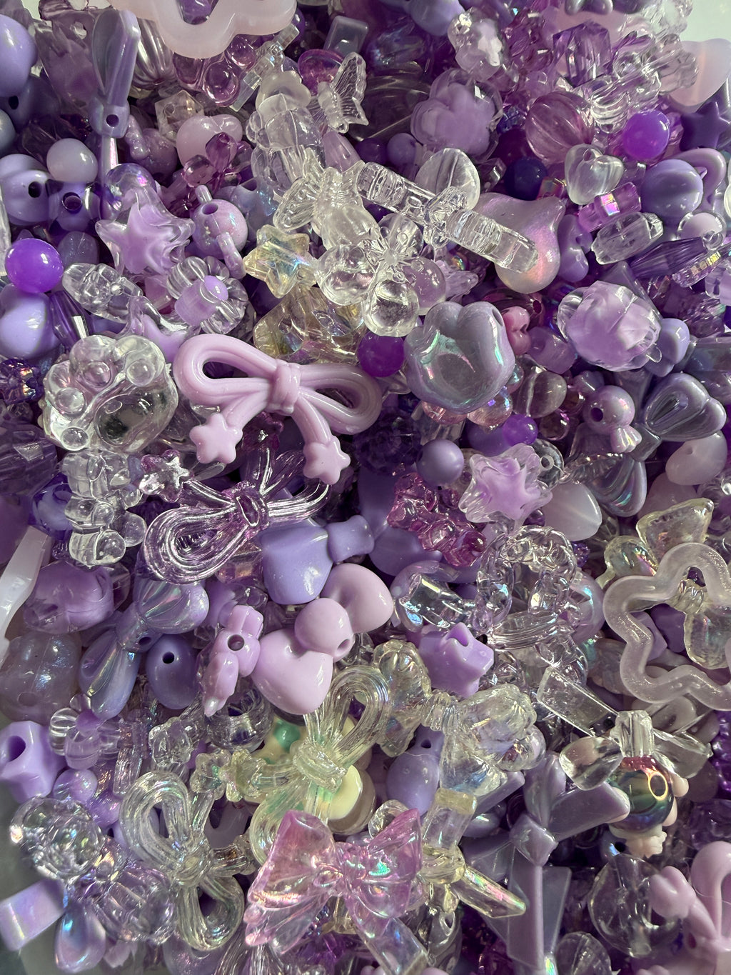 Purple Dreams Bead Mix | Purple & Lilac Acrylic, Resin and Glass Beads