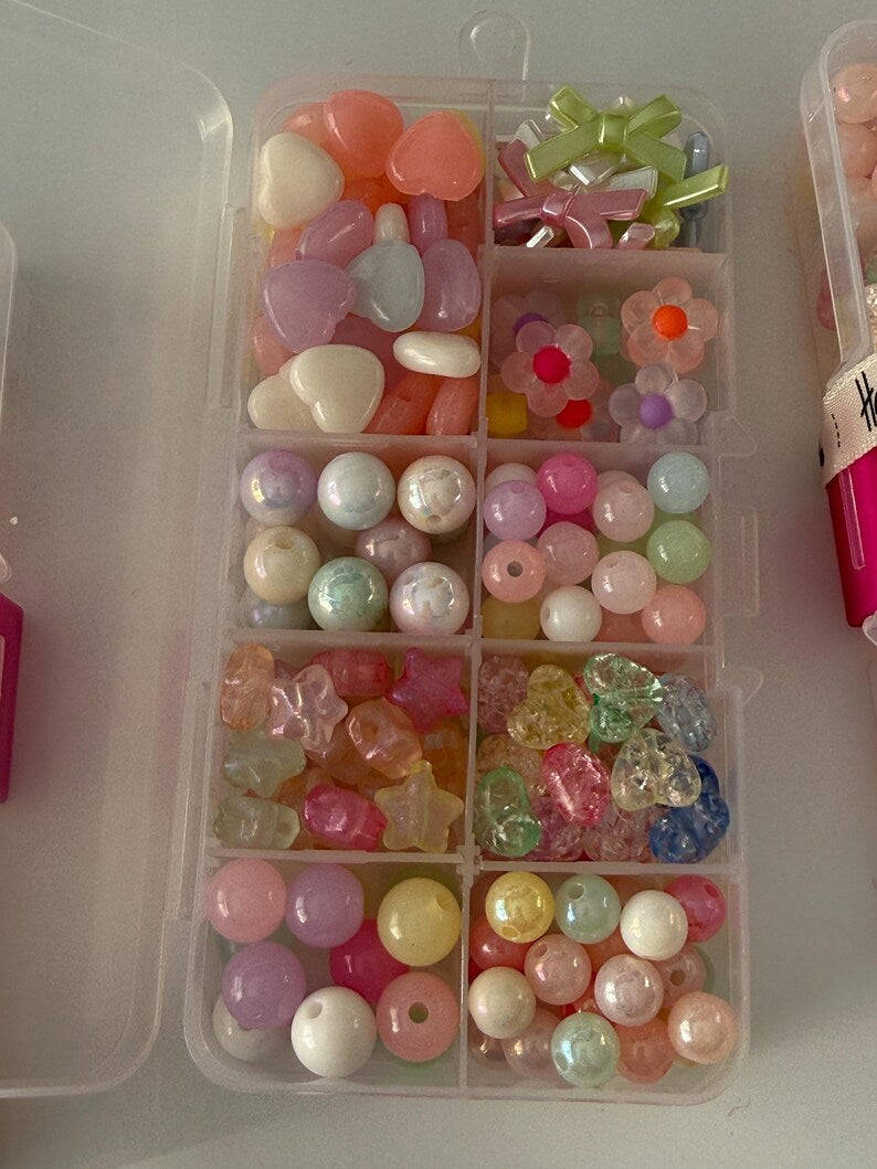 A box of cuteness Handmade Kawaii Bead kit, Hand picked by Me... Beadsbylillixx