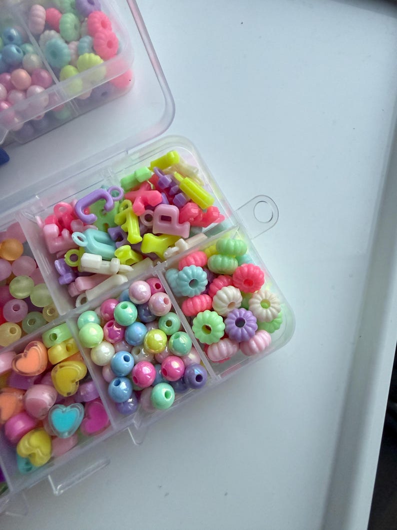 A box of cuteness Handmade Kawaii Bead kit, Hand picked by Me, Get Creative!!.. Beadsbylillixx