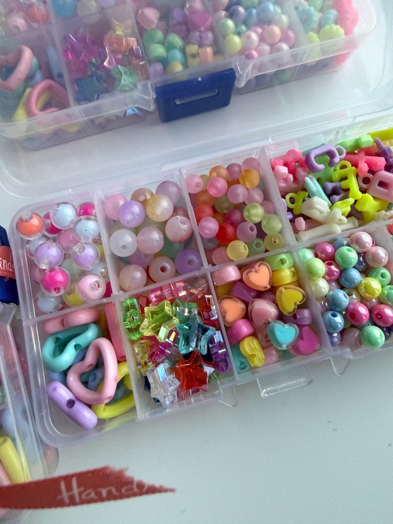 A box of cuteness Handmade Kawaii Bead kit, Hand picked by Me, Get Creative!!.. Beadsbylillixx