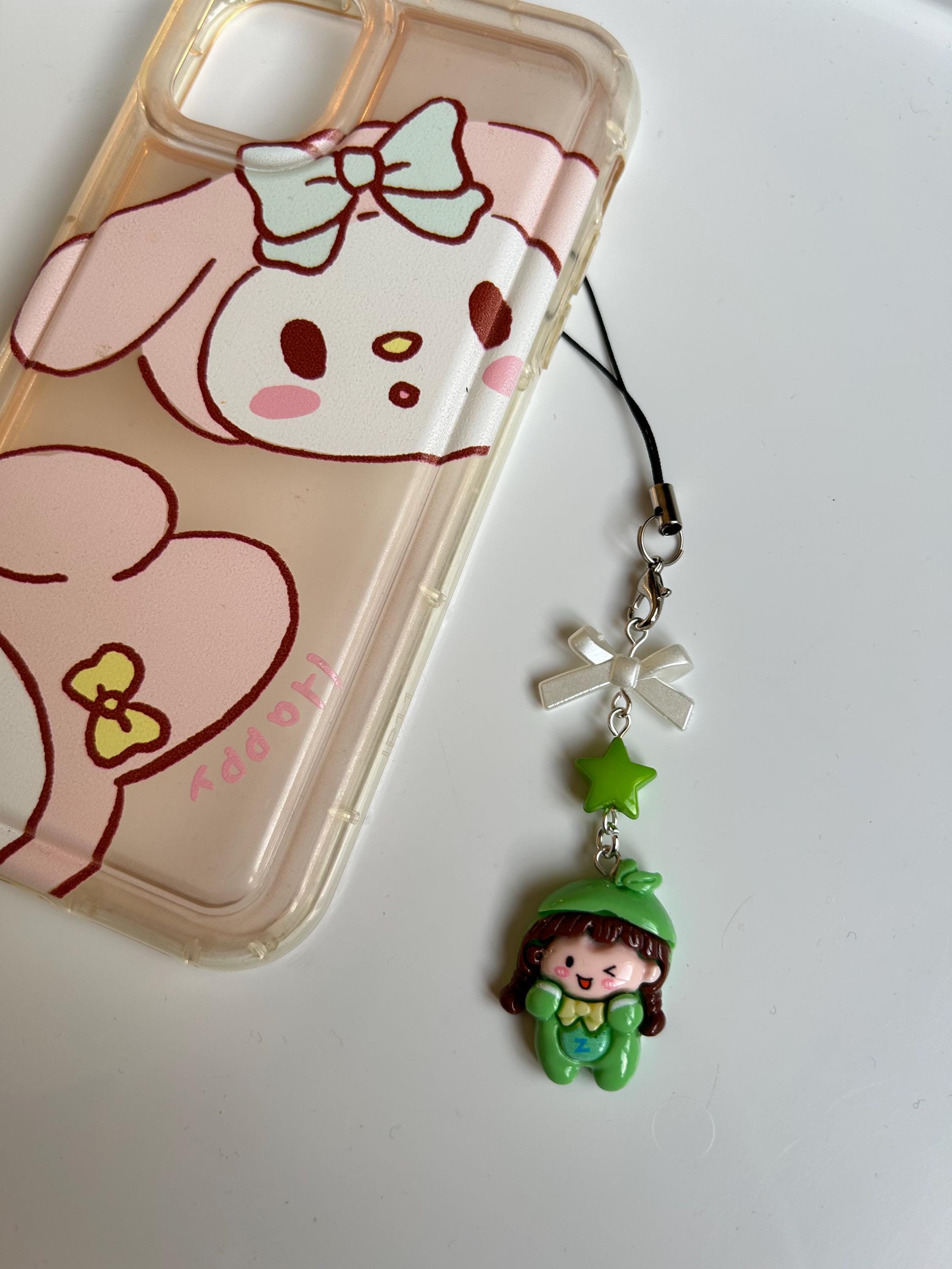 HANDMADE Kawaii Cute Fruit Girl Phone Charms Apple
