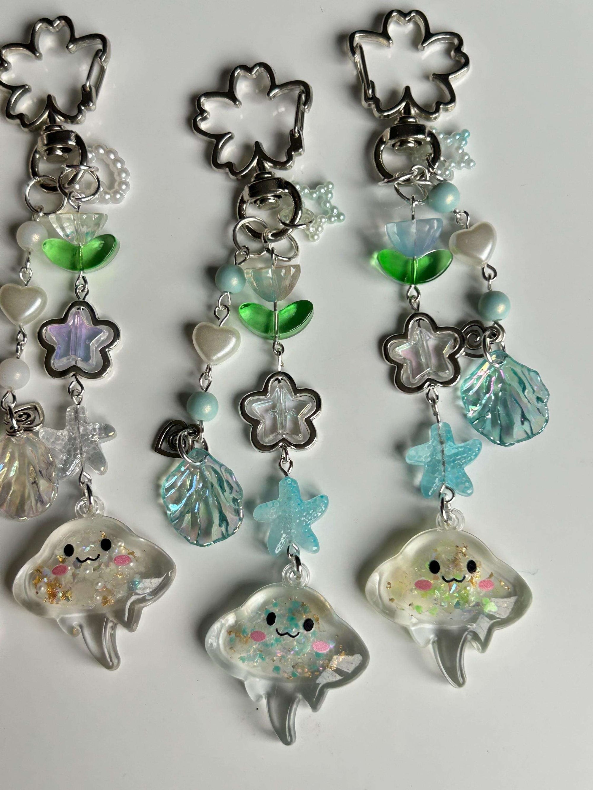 HANDMADE Cute Kawaii Stingray Keychains