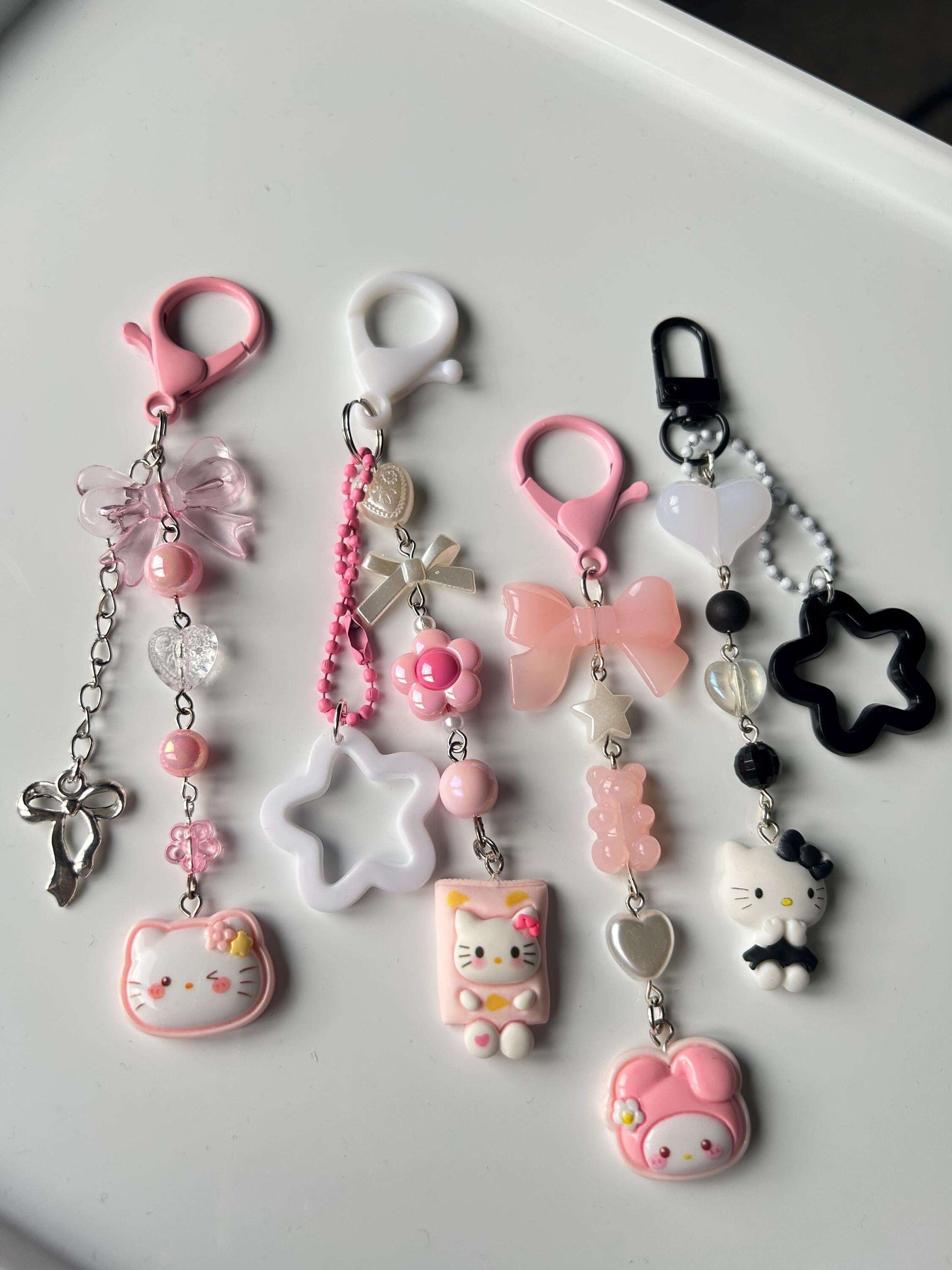 Super Cute Handmade Kawaii Sanrio Themed Keychains