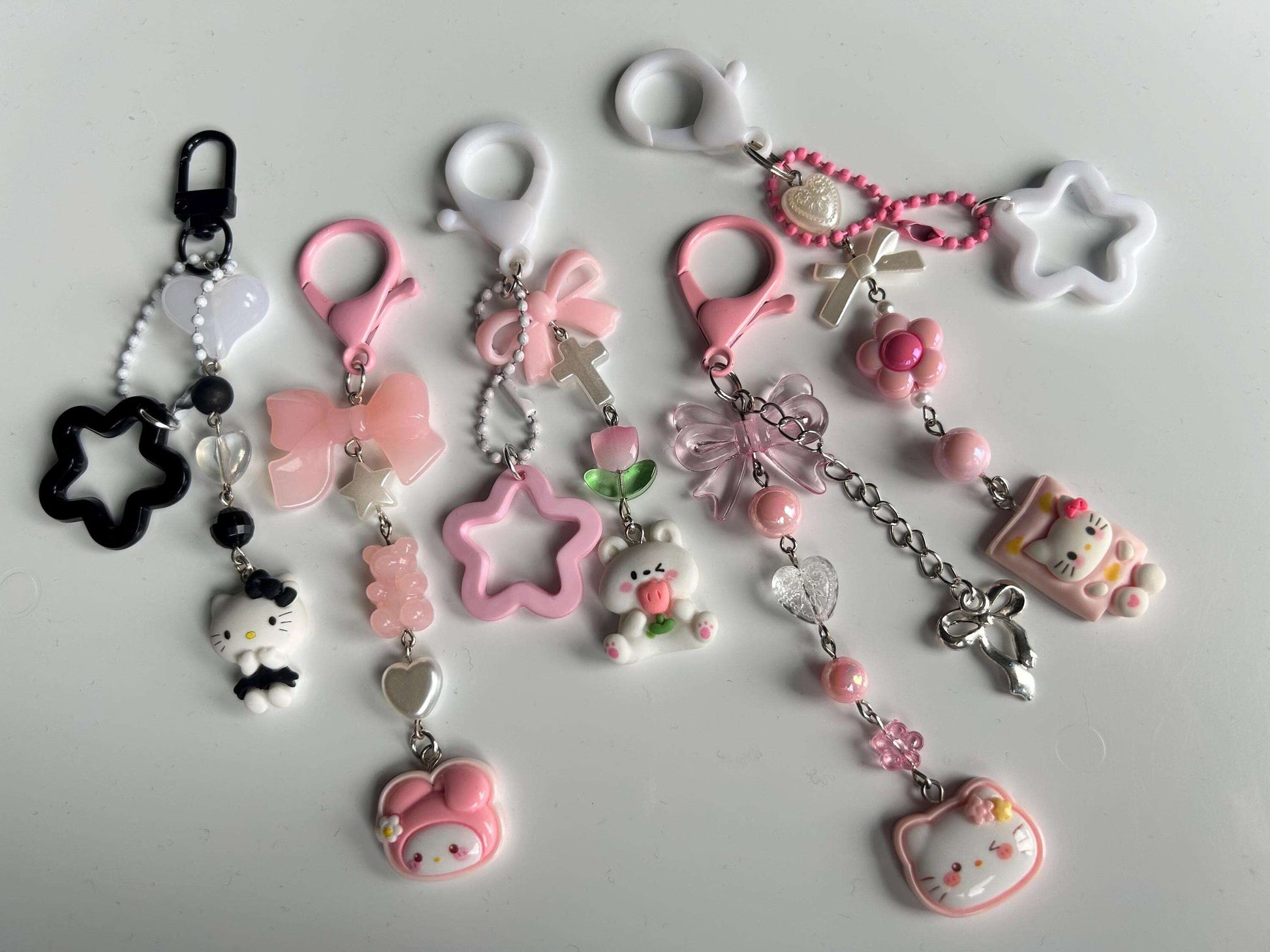 Super Cute Handmade Kawaii Sanrio Themed Keychains