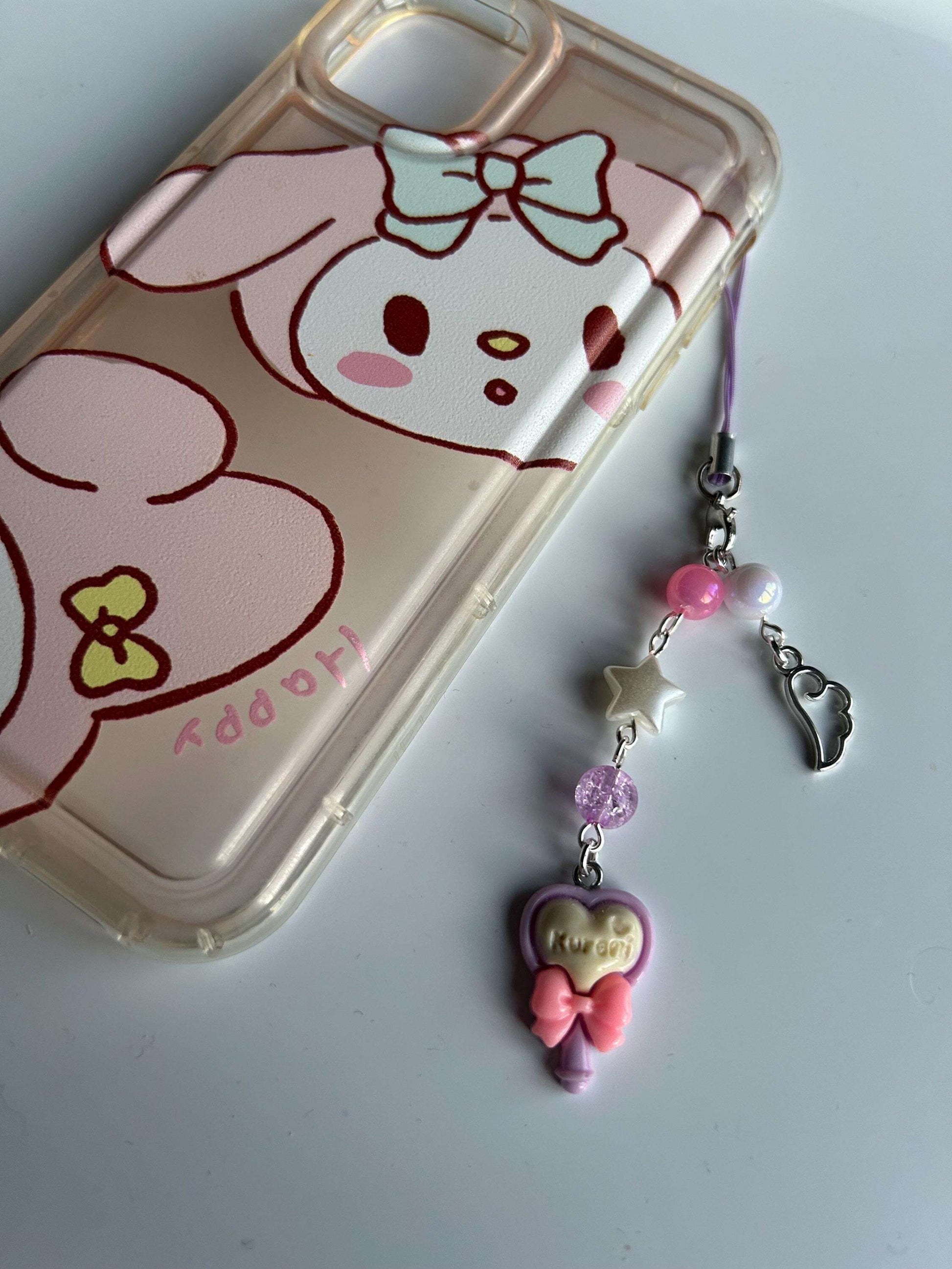 HANDMADE Cute Sanrio Themed Kuromi Phone Charm Mirror