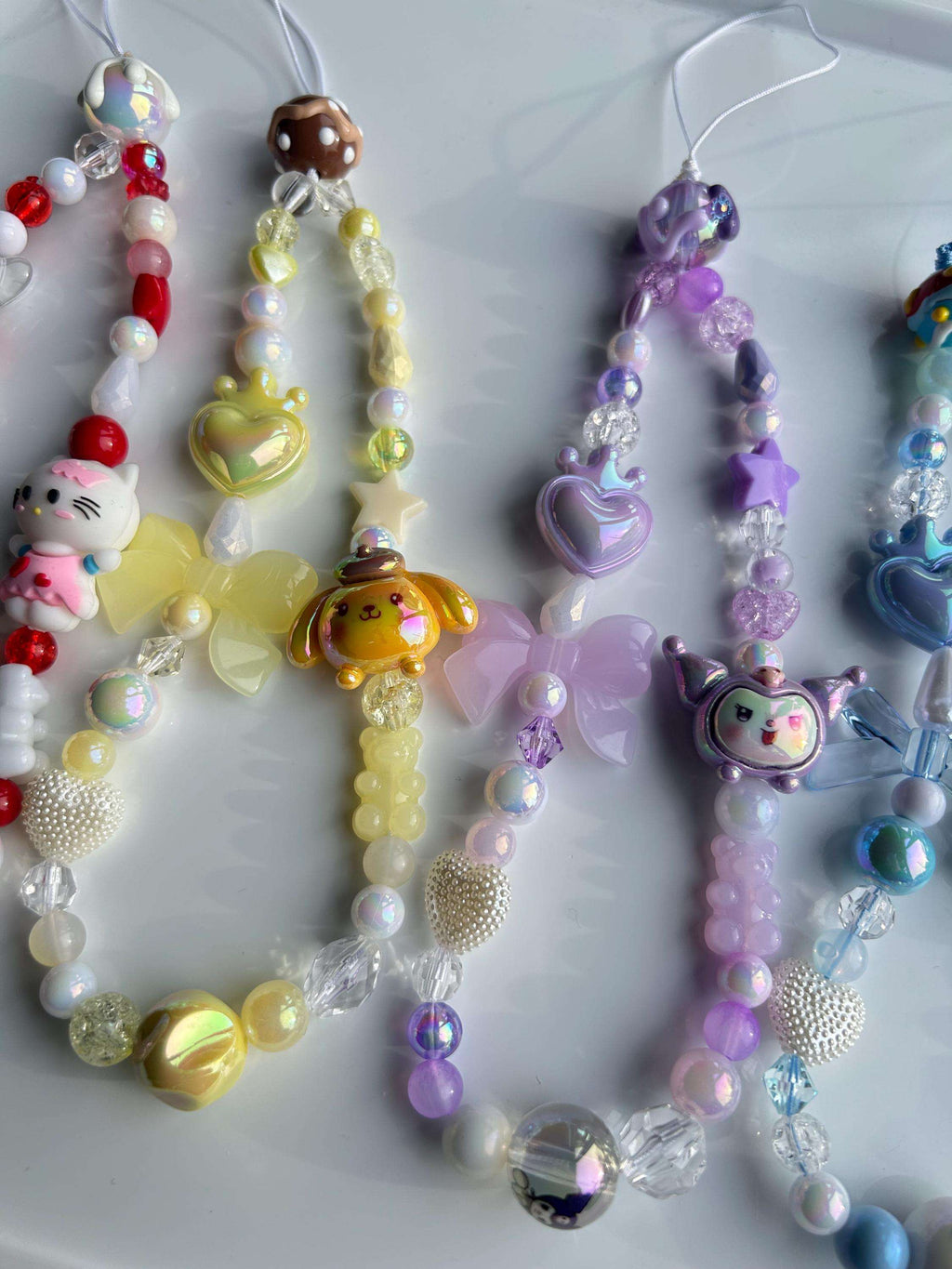 HANDMADE Cute Sanrio Inspired Queen of Hearts Phone Charms