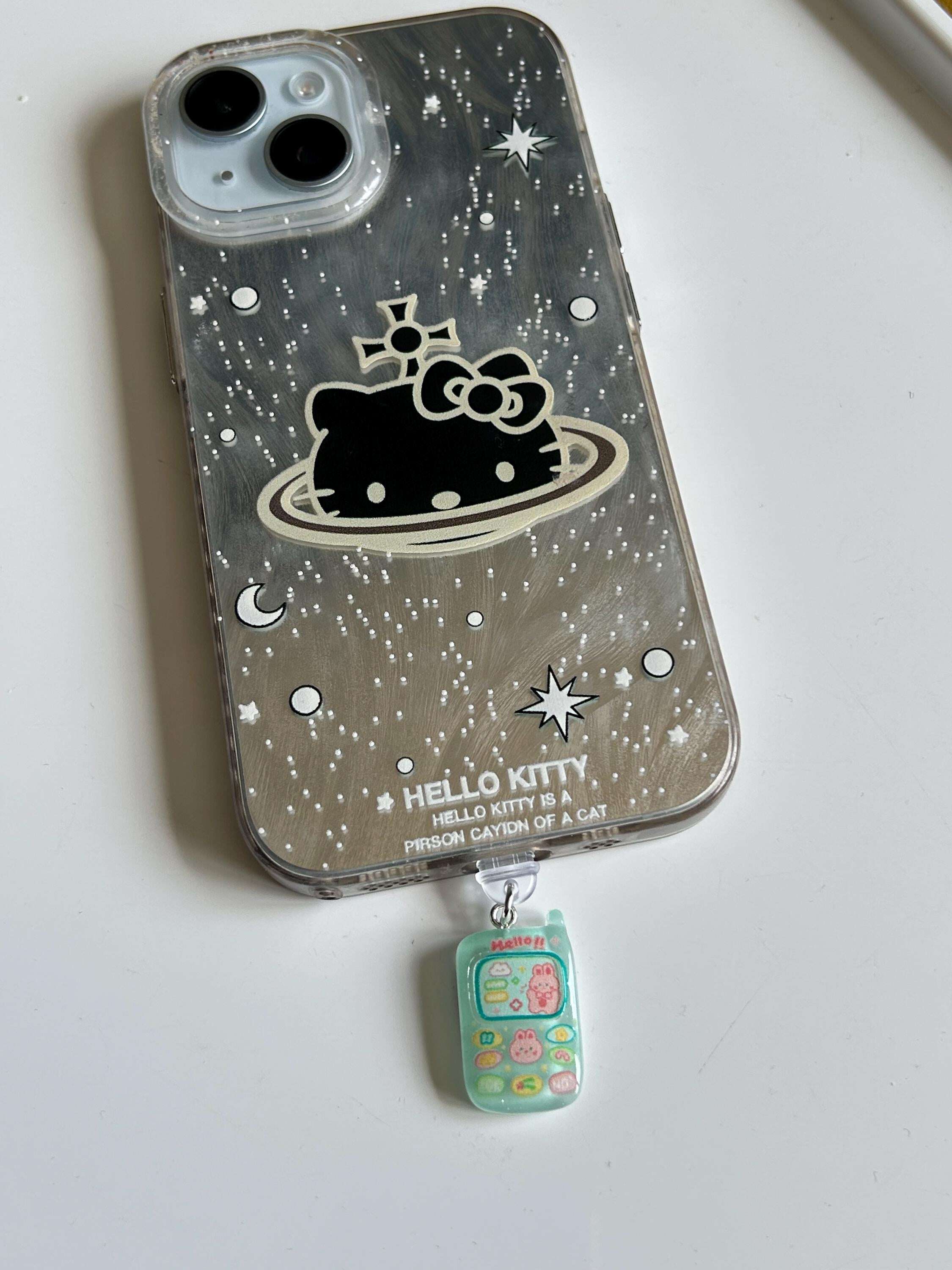 HANDMADE Cute Retro Mobile Phone Dust Plugs (TYPE C) Green