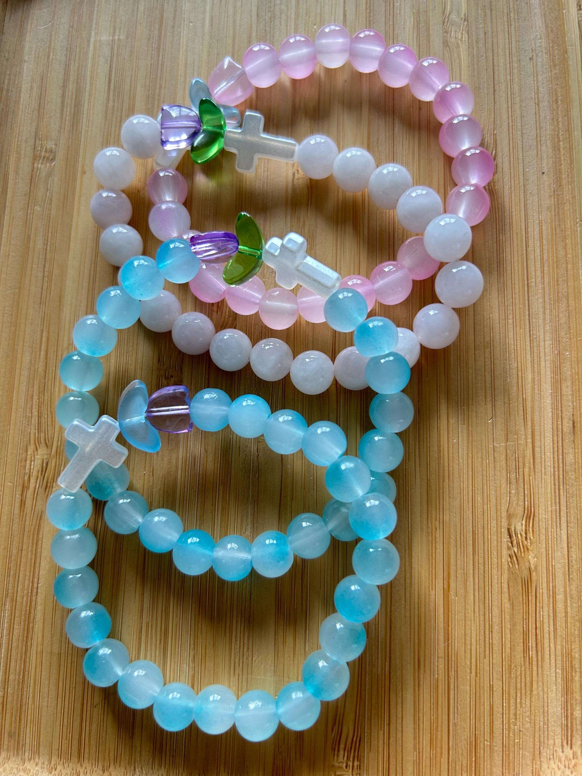 Handmade Beautiful Coquette Tulip Bead Bracelets