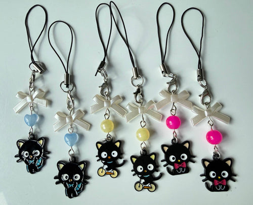 Chococat Inspired Kawaii Phone Charm Beadsbylillixx